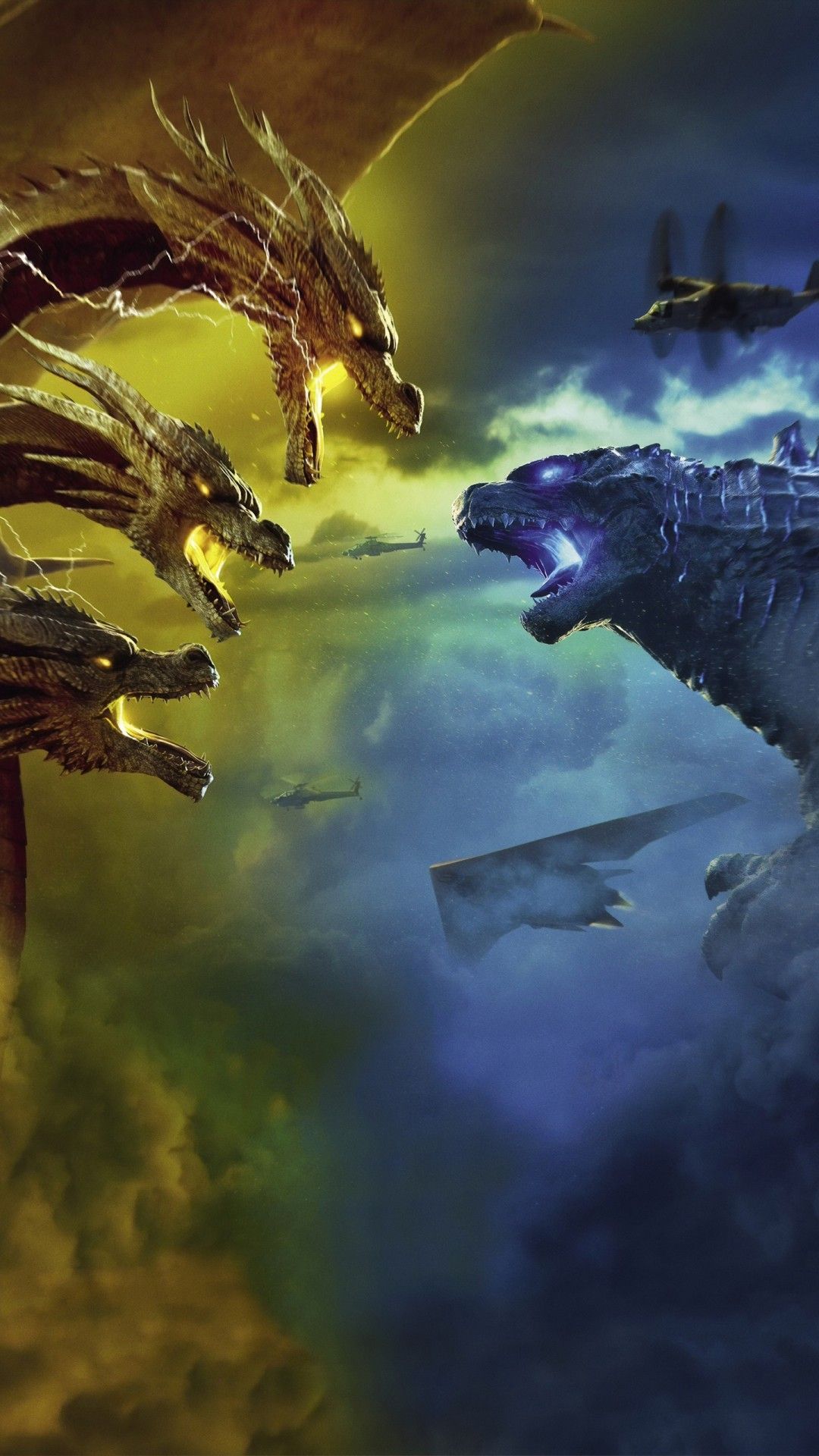 Godzilla King of the Monsters Final Battle 4K Wallpaper