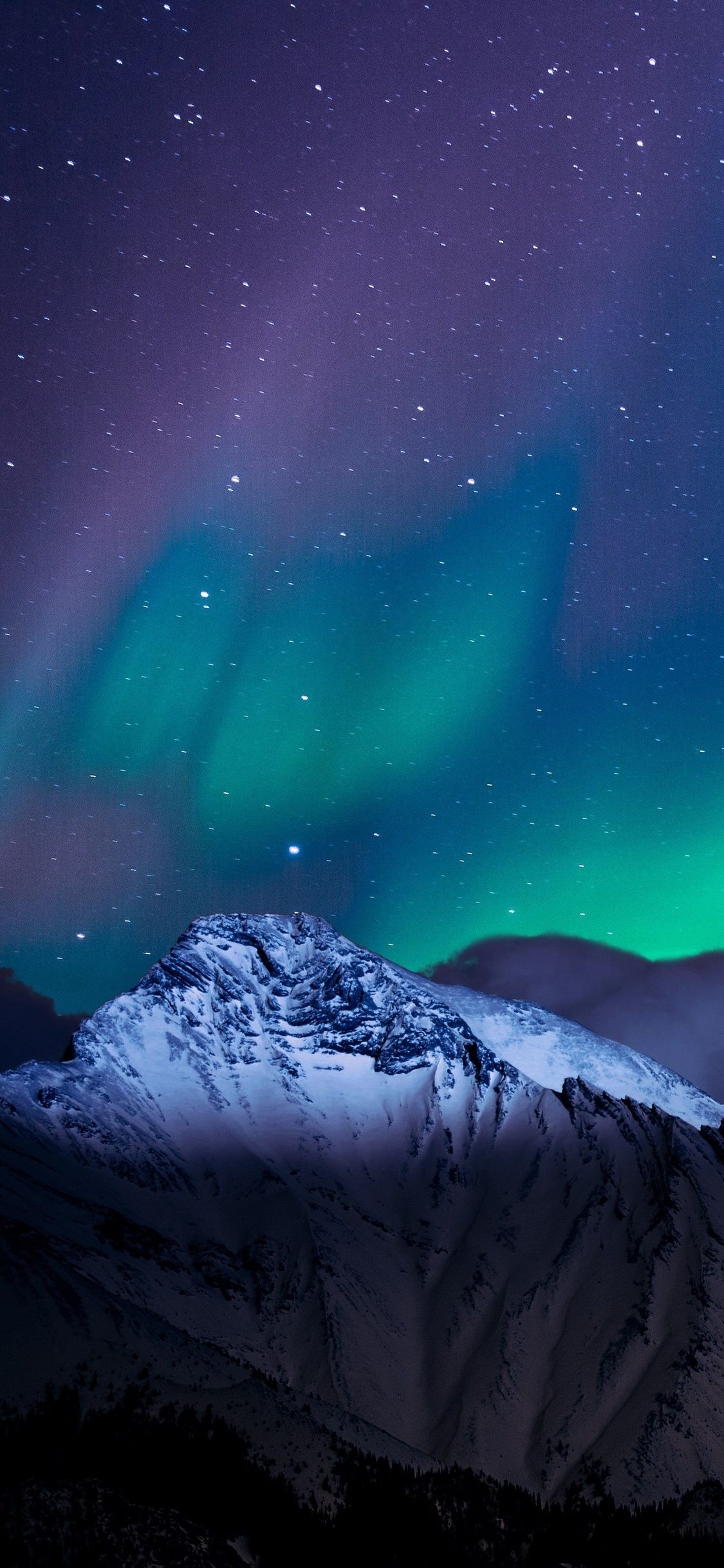 Northern Lights Night Sky Mountains Landscape 4k iPhone XS, iPhone iPhone X HD 4k Wallpaper, Image, Background, Photo and Picture