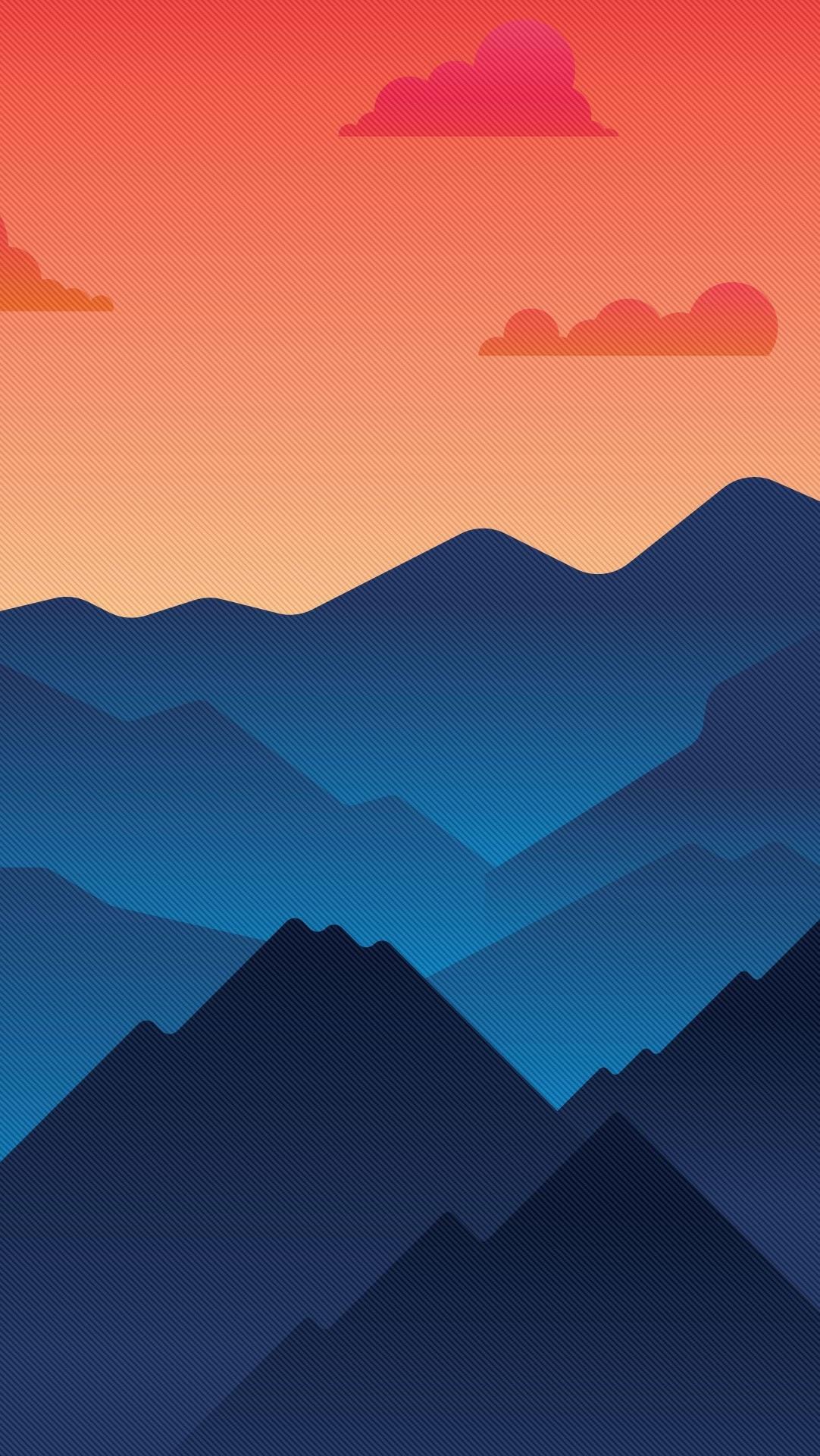 Abstract Hills. iPhone X Wallpaper X Wallpaper HD