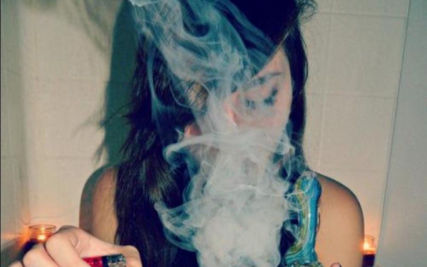 Marijuana Lady Wallpaper