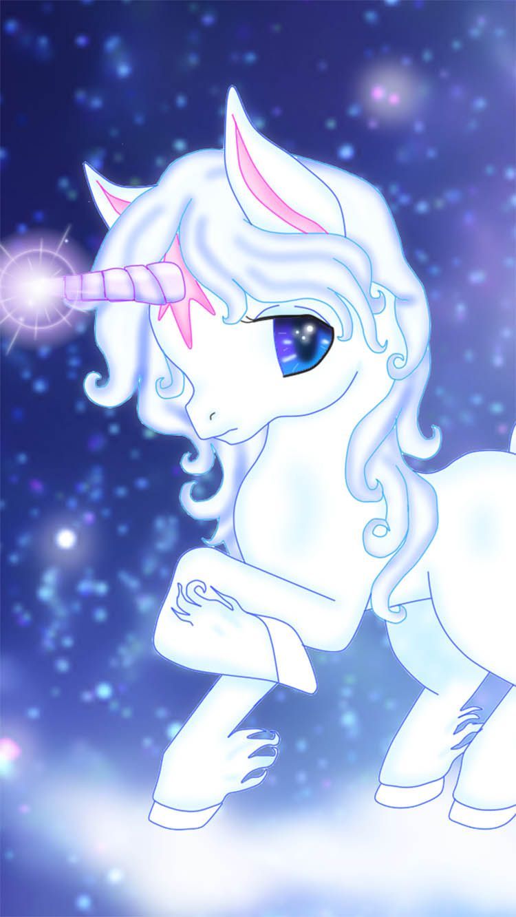 Kawaii Anime Unicorn Wallpaper
