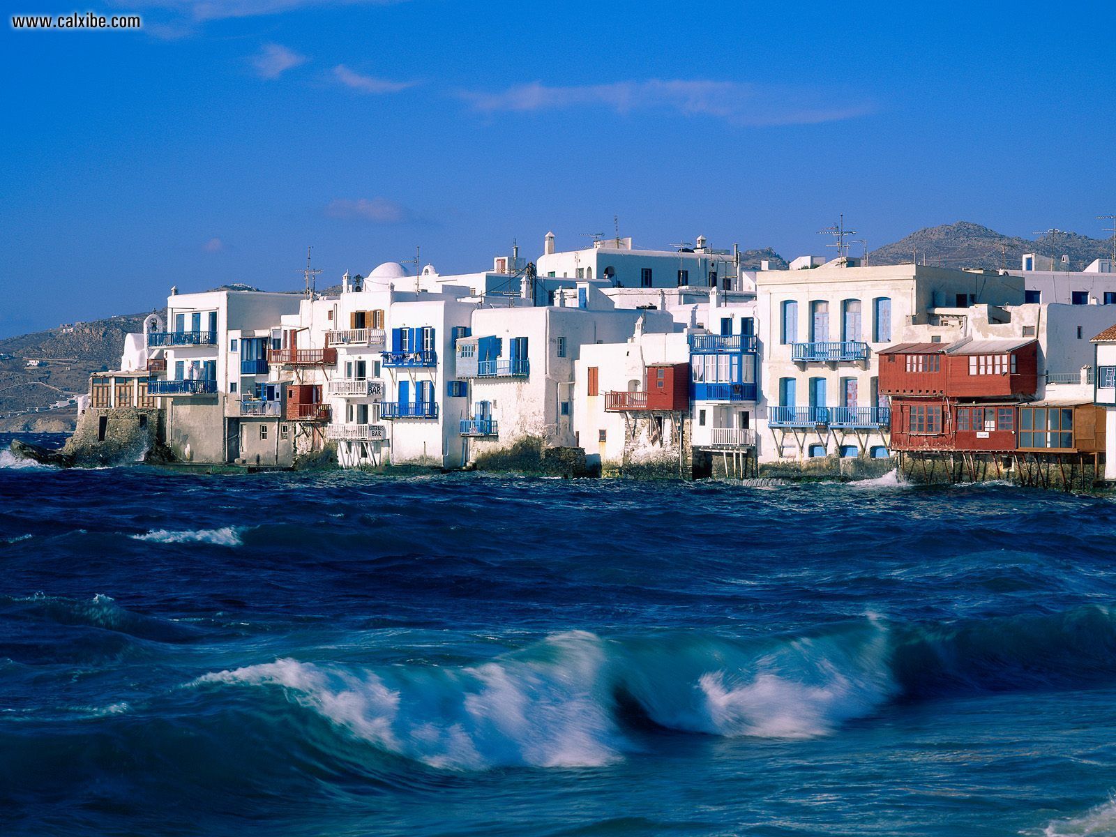 Mykonos Wallpaper. Mykonos Wallpaper, Little Venice Mykonos Wallpaper and Mykonos Dual Screen Wallpaper