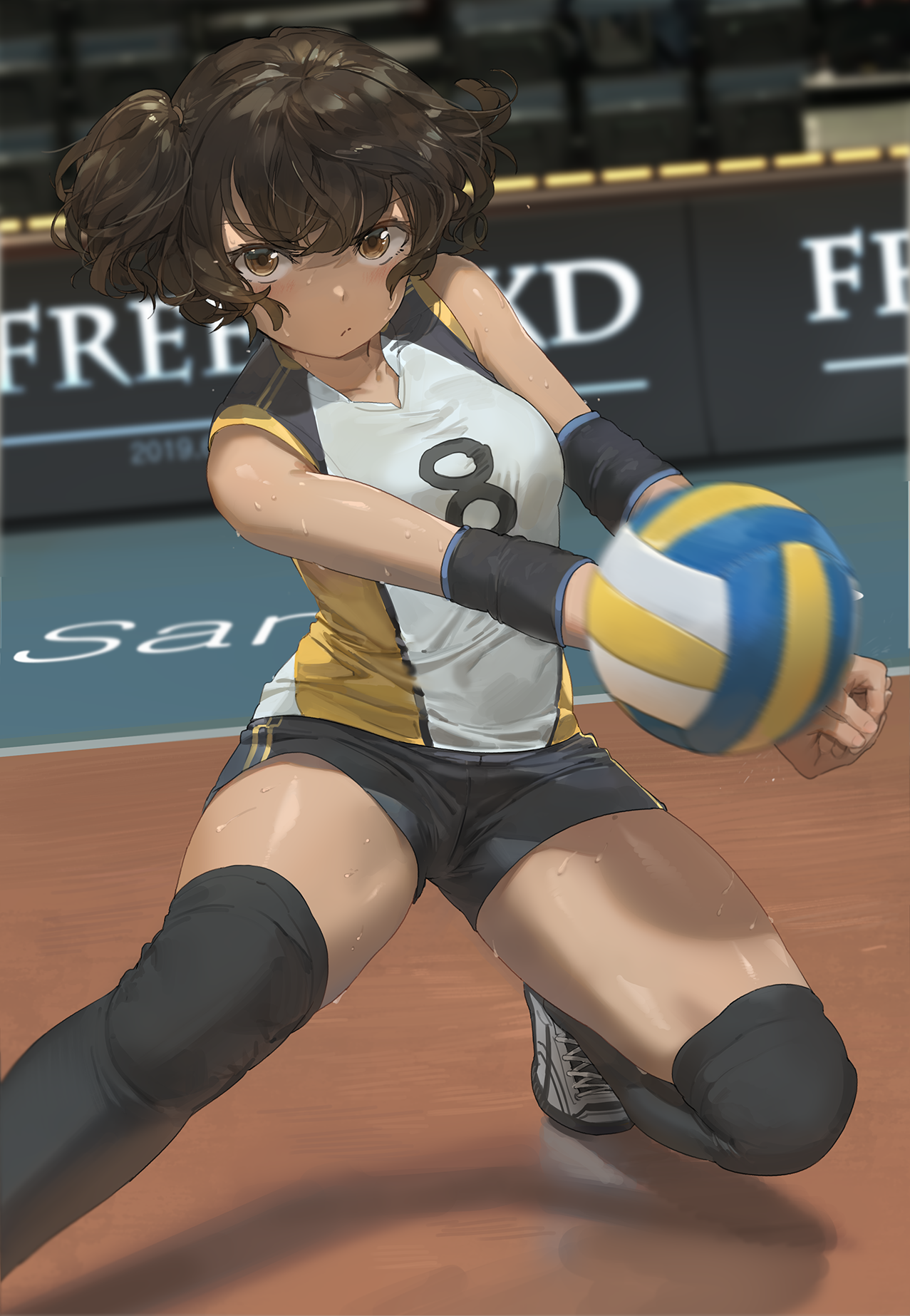 Team Anime Volleyball Girl