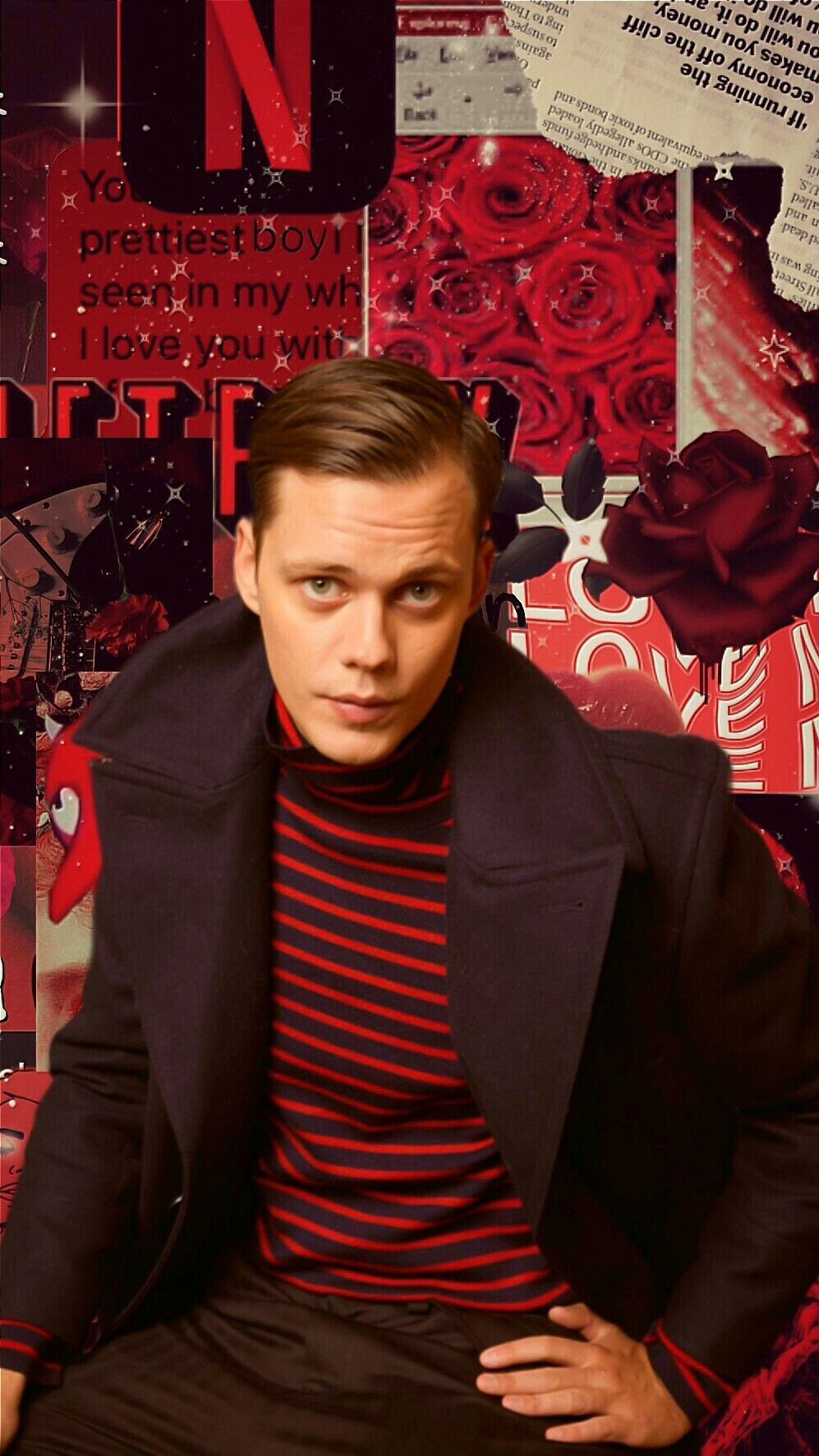 Bill Skarsgard Lockscreen. Bill skarsgard, Bills, Celebrities