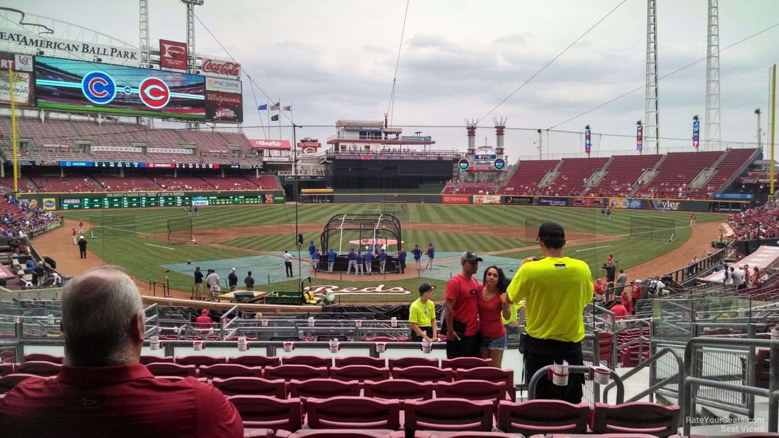 Section 123 at Great American Ball Park