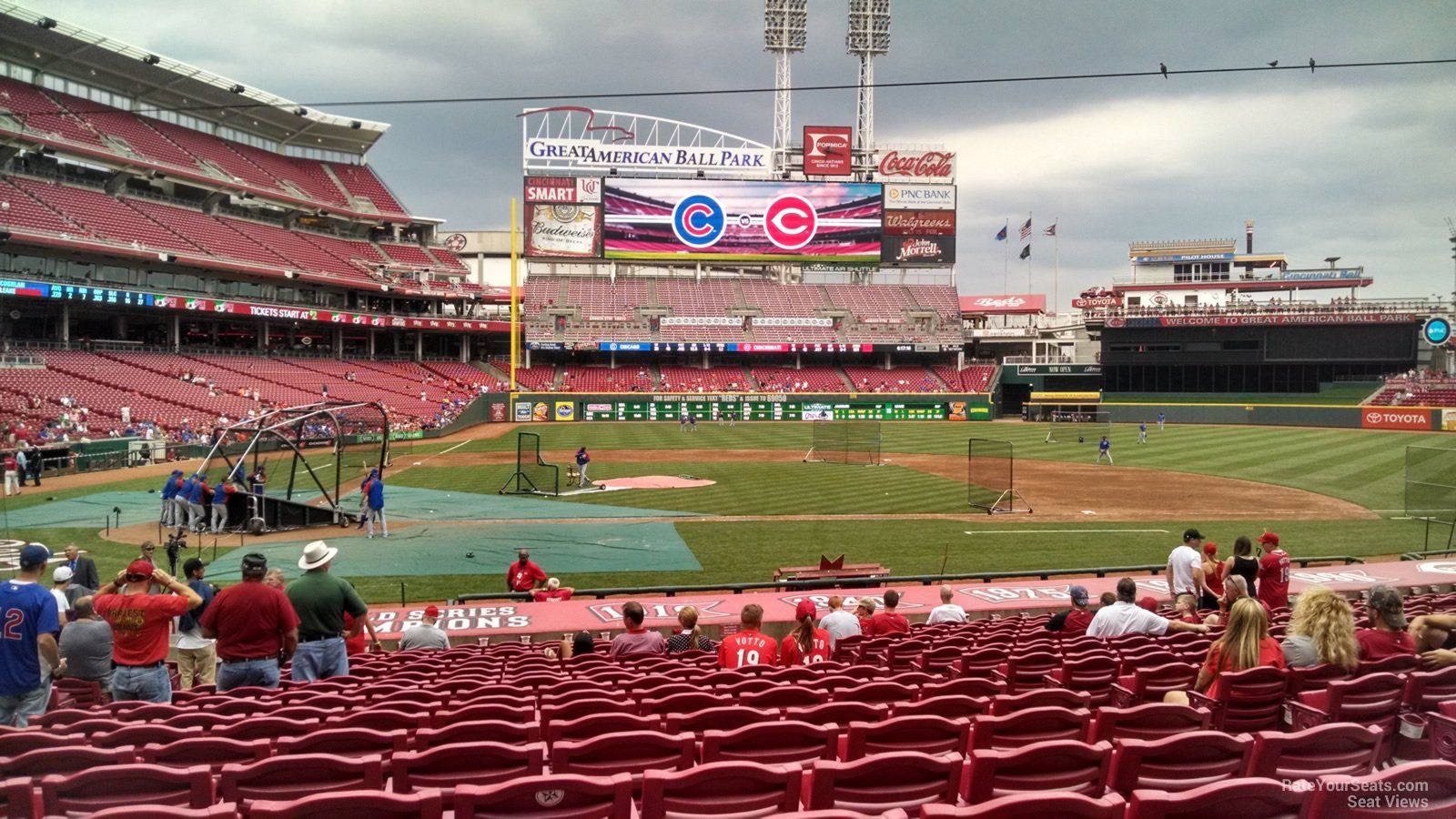 Section 128 at Great American Ball Park