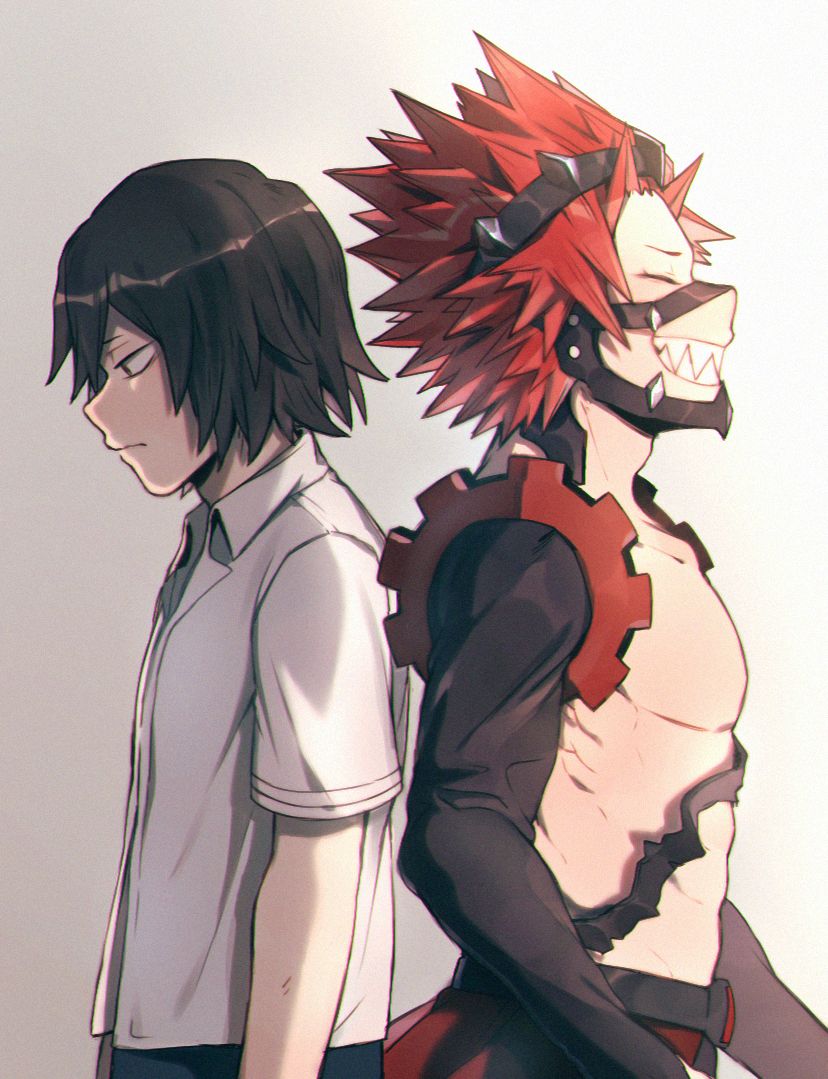 Kirishima Hair Down Anime
