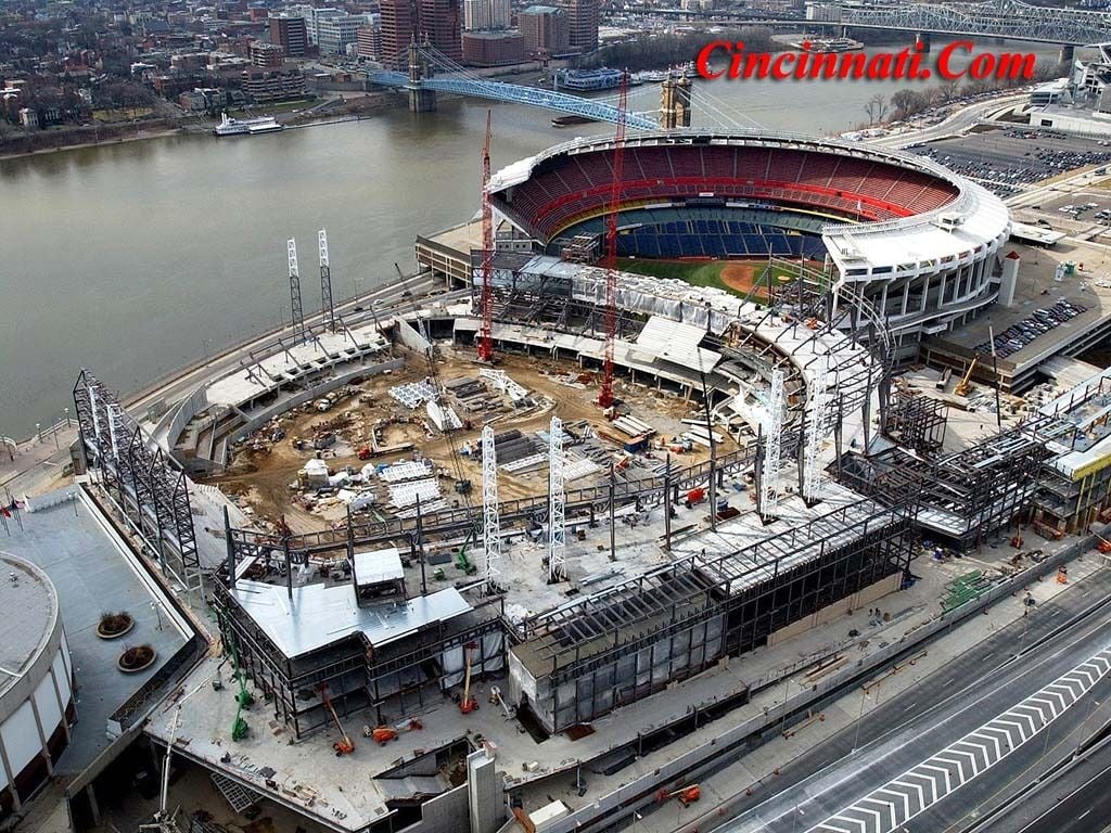 Cincinnati Reds Ballpark Construction Picture