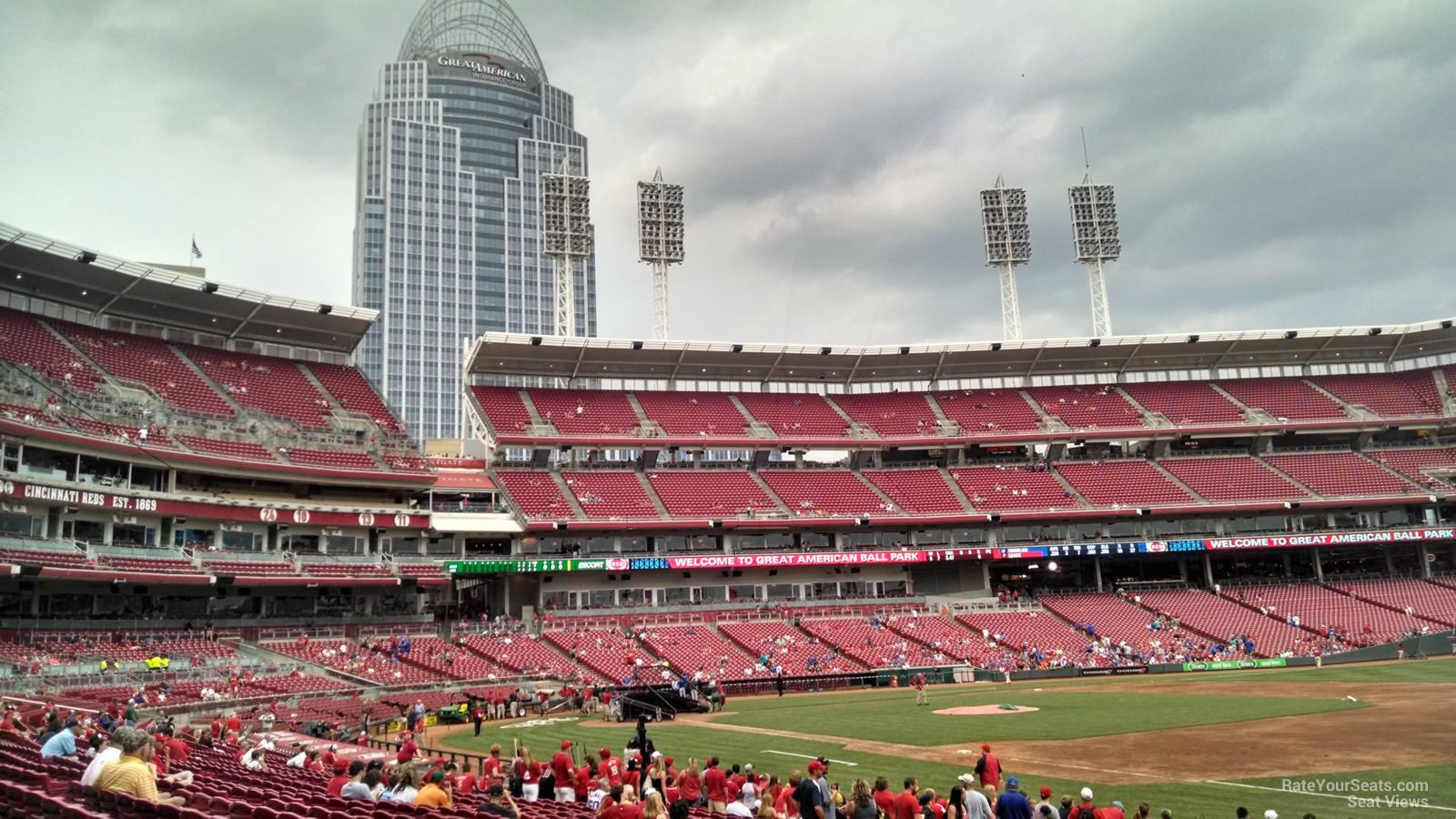 Section 134 at Great American Ball Park