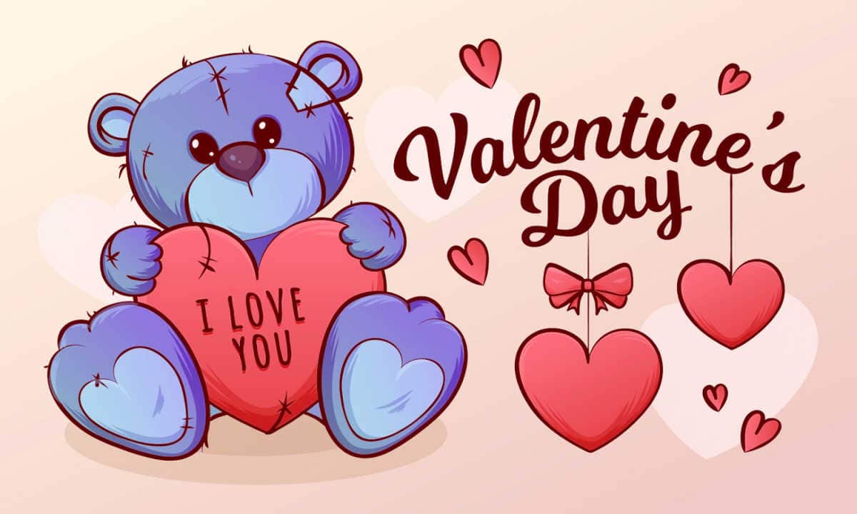 Cartoon Valentines Day Wallpapers - Wallpaper Cave