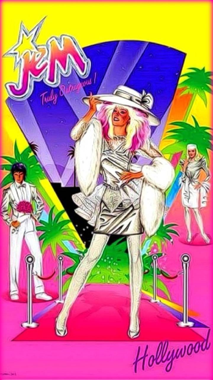 80s Hollywood JEM wallpaper