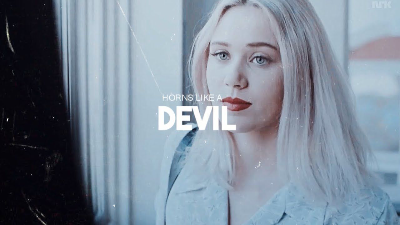 noora saetre. horns like a devil
