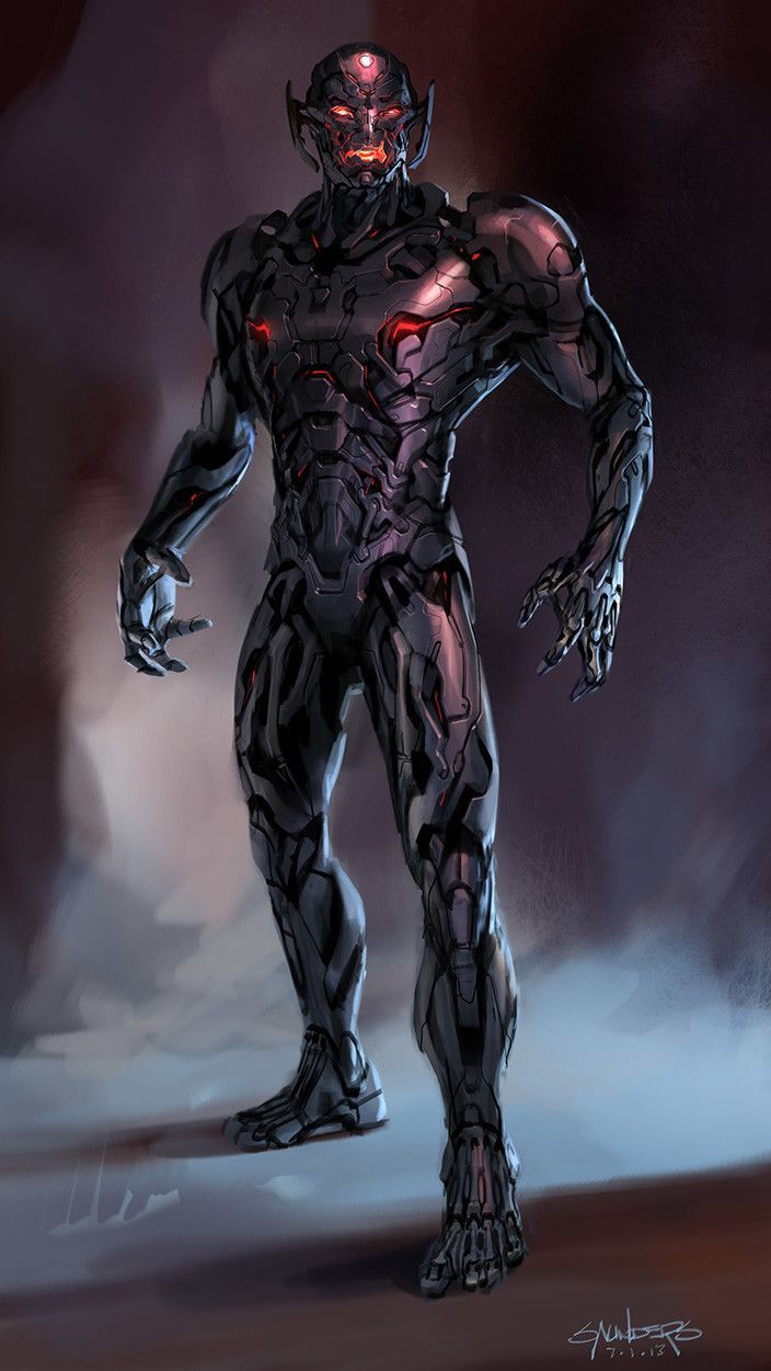 Phil Saunders Concepts 2. Ultron marvel, Marvel comic universe, Marvel villains
