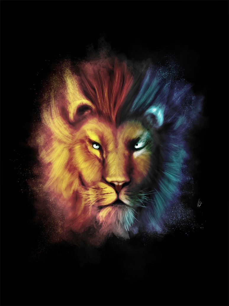 King Of Fire And Ice By Unam Et Solum. Fire And Ice, Lion King Drawings, Fire Art