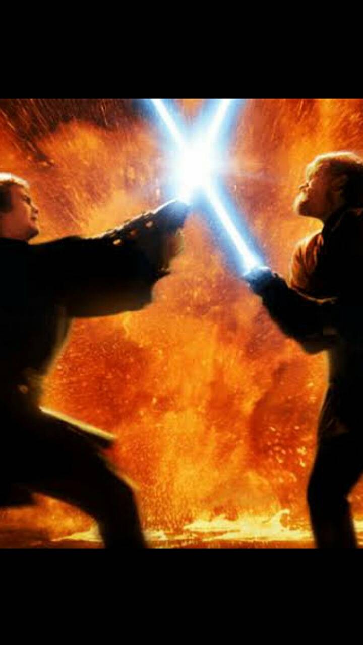 Anakin vs Obi Wan wallpaper