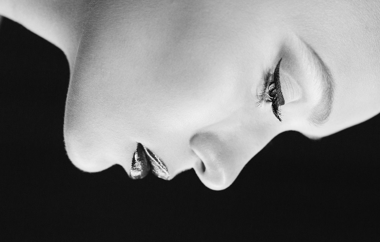 Wallpaper pretty, make up, eye lashes image for desktop, section девушки