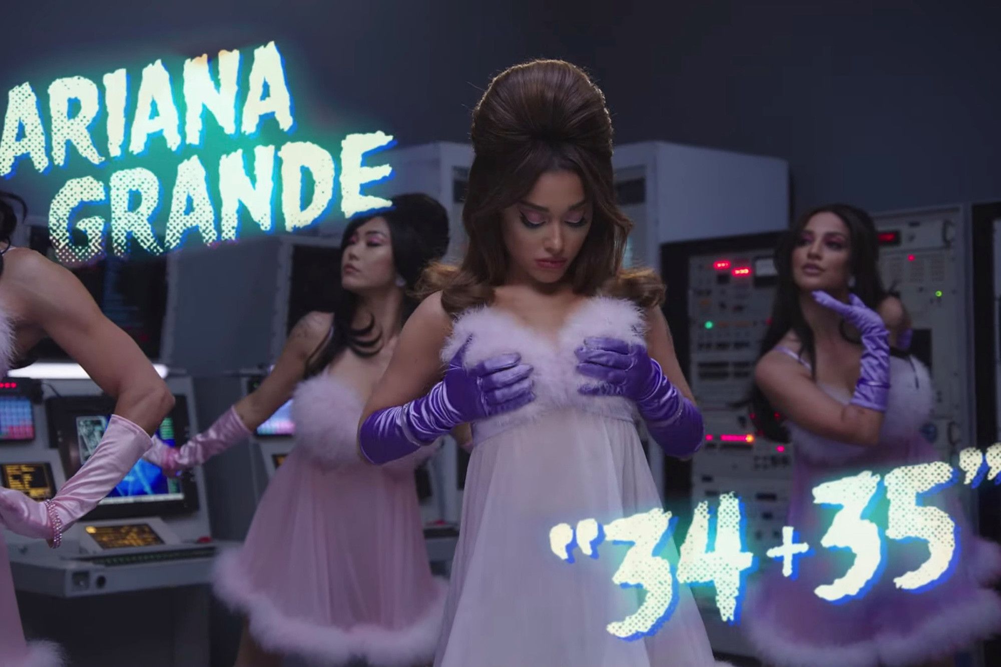 Ariana Grande turns into a sex doll in video for '34 35'