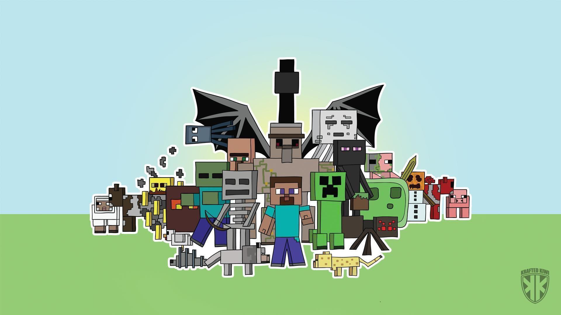 Minecraft Mobs Wallpaper Free Minecraft Mobs Background