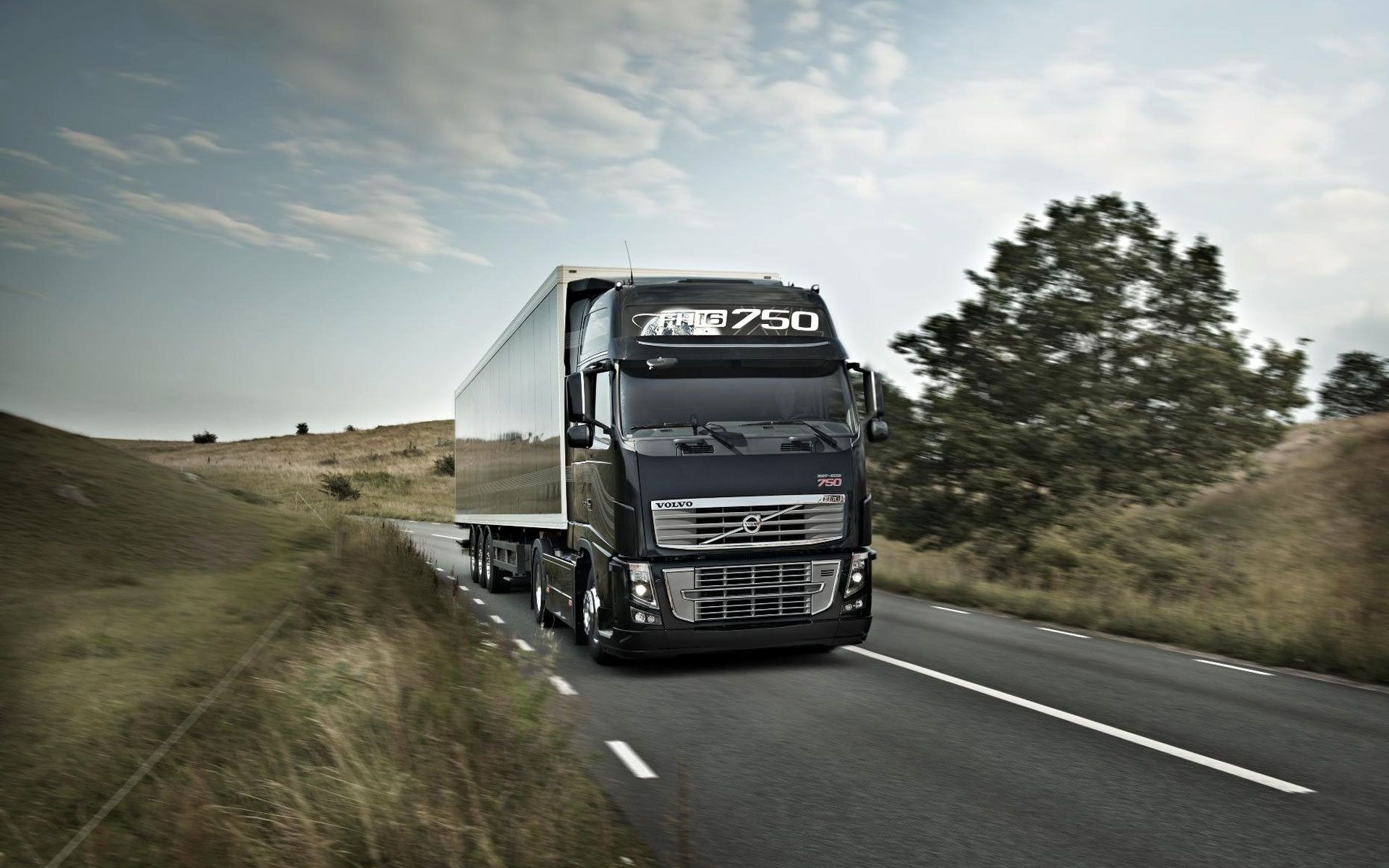 Wallpaper Volvo FH16 750 truck, road, speed 1920x1200 HD Picture, Image