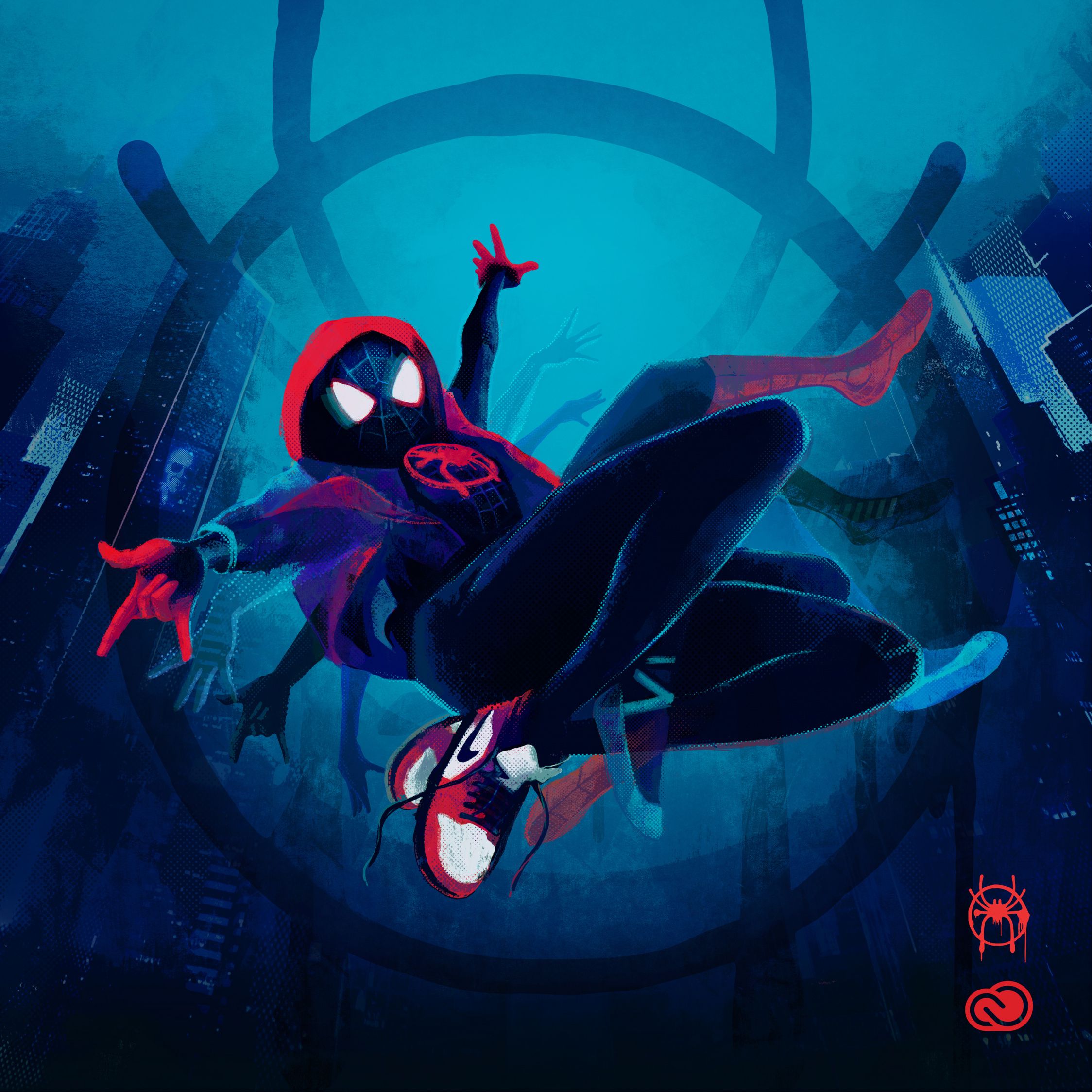 Spider Man Miles spiderman superheroes artwork digitalart art  artstation HD wallpaper  Peakpx