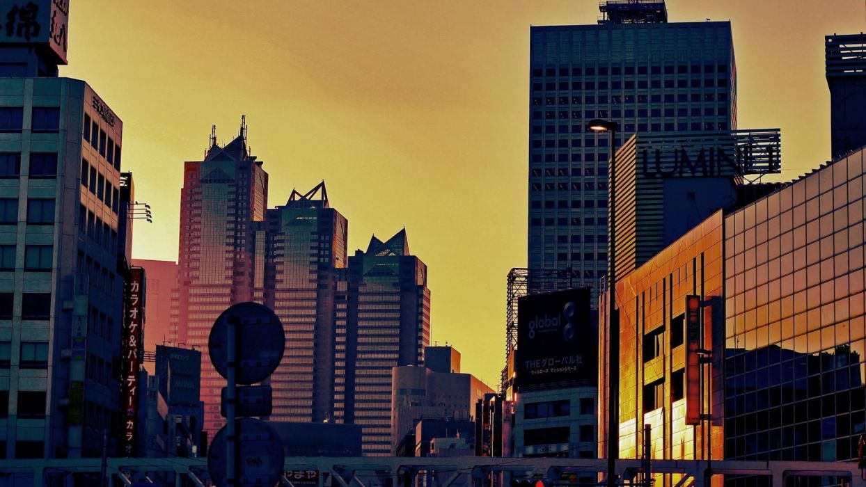 Tokyo Japan architecture buildings cities wallpaperx1080