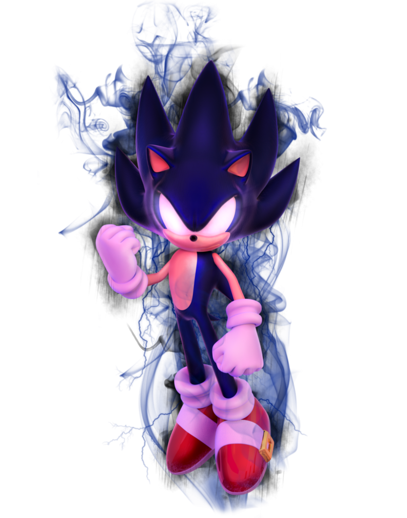 Download Dark Sonic 3d Fanart Wallpaper