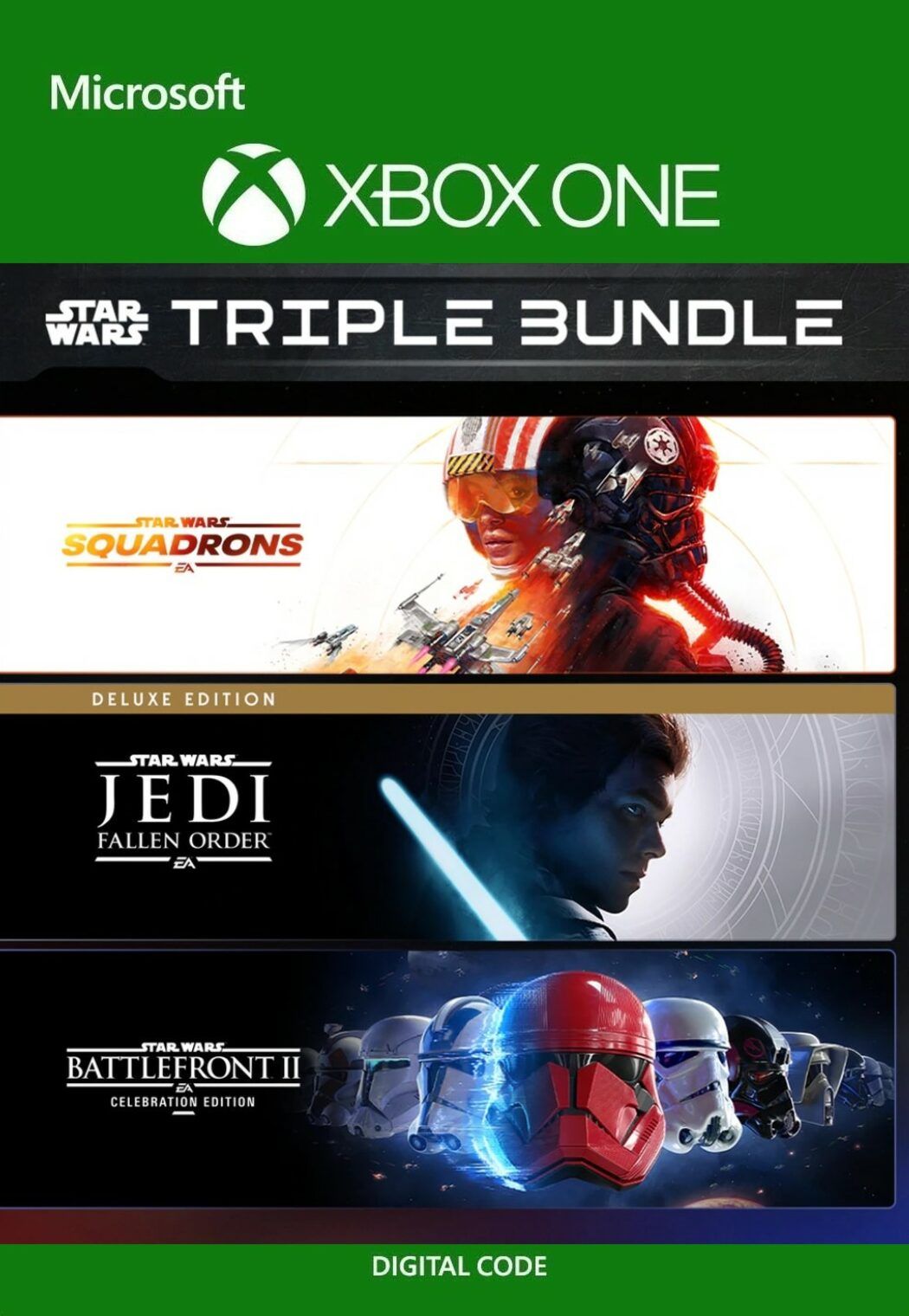 Buy EA STAR WARS TRIPLE BUNDLE XBOX LIVE Key UNITED STATES