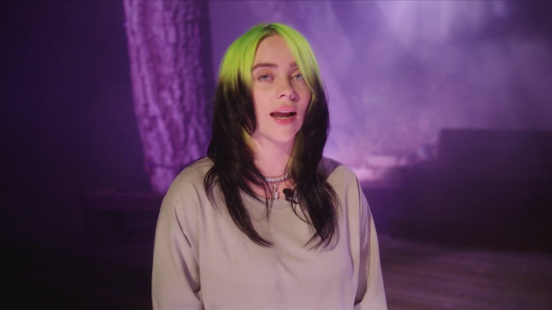 Billie Eilish performs 'My Future' for first time at DNC