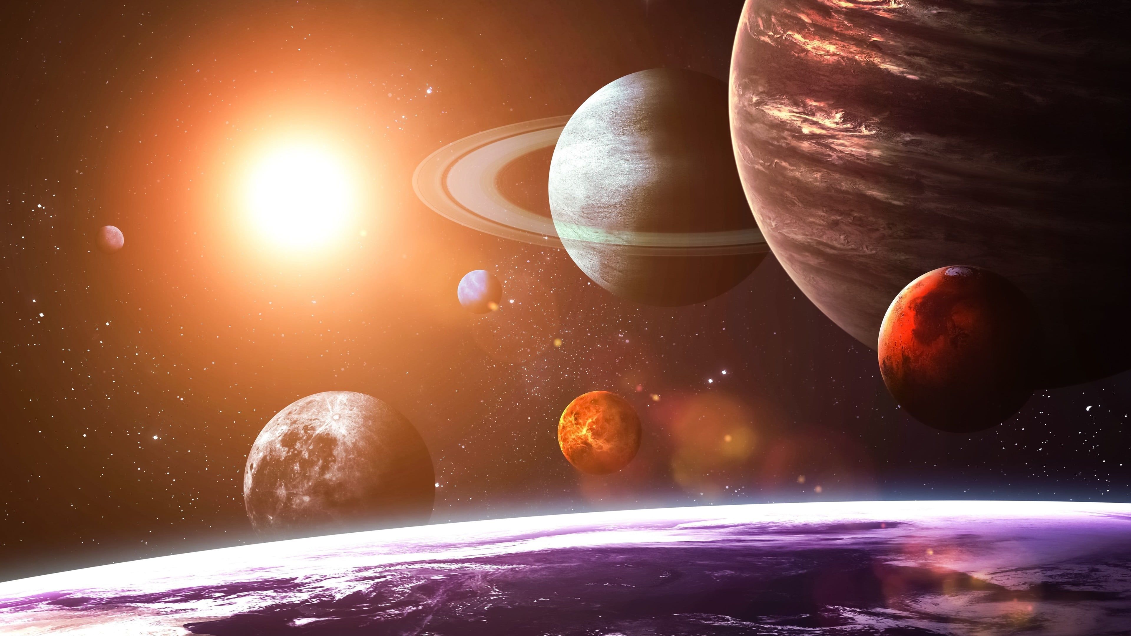 Solar System Planets 4k