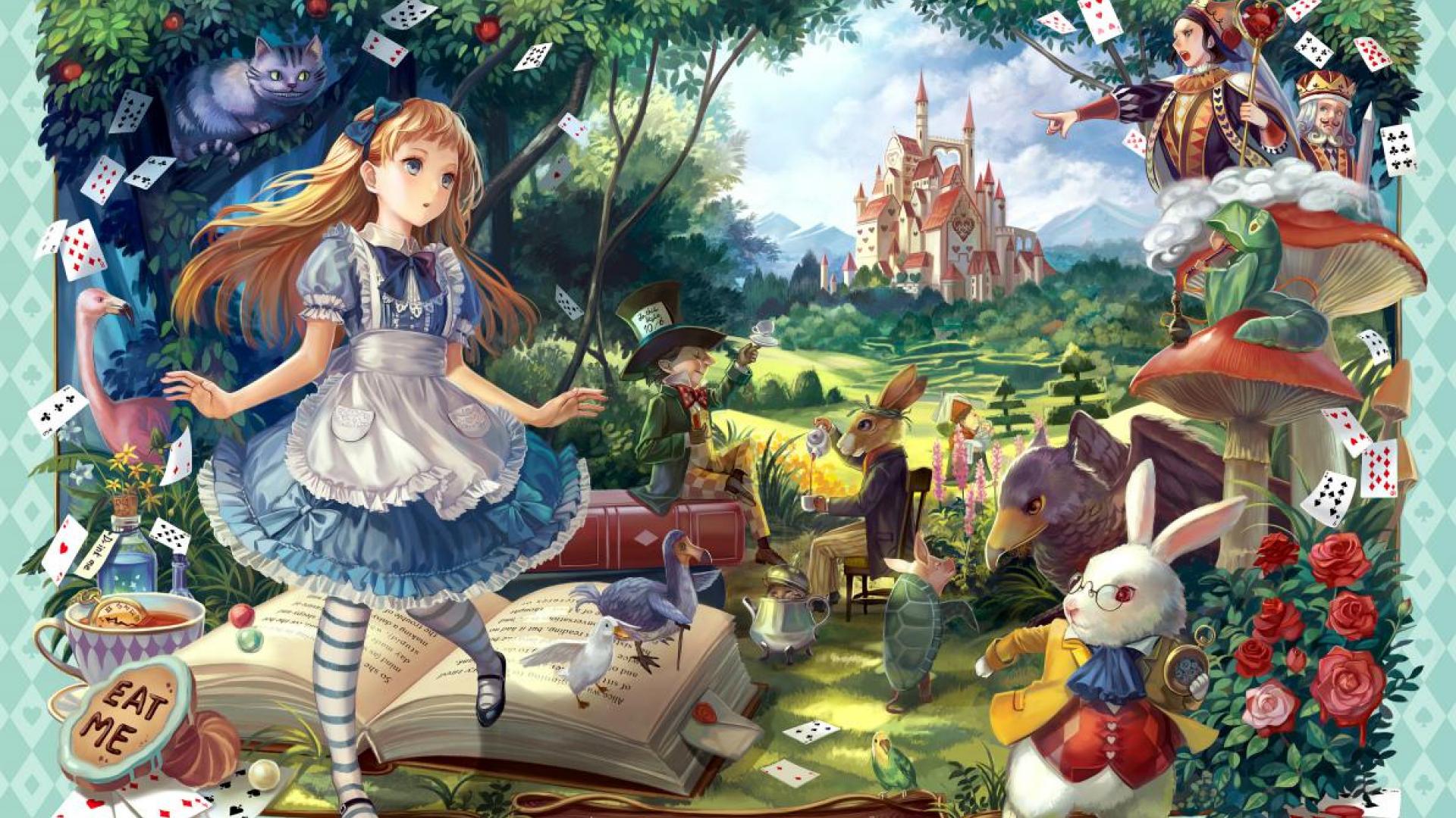 Alice In Wonderland Computer HD Wallpaper