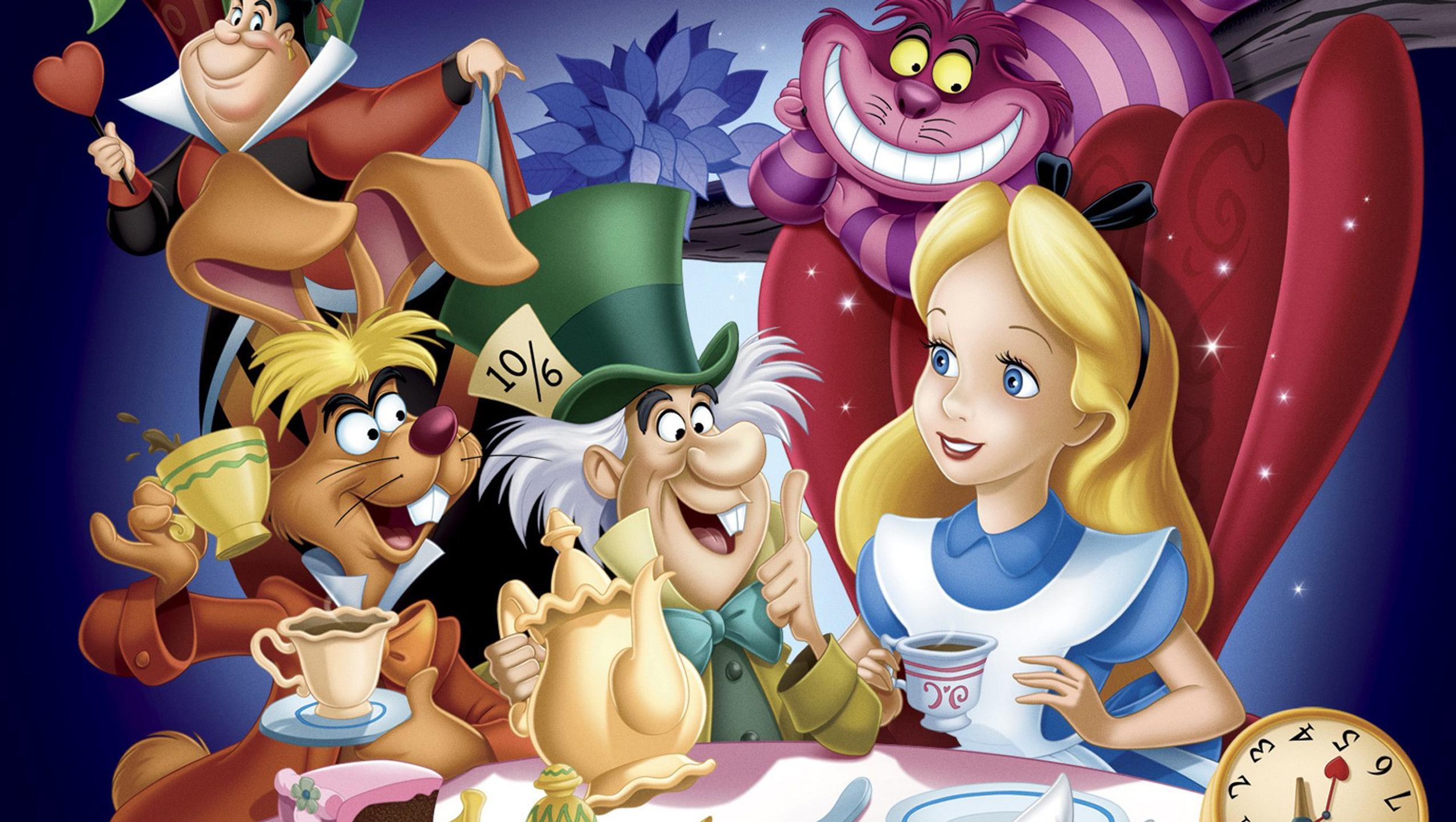 Alice in Wonderland Cartoon Wallpaper Free Alice in Wonderland Cartoon Background