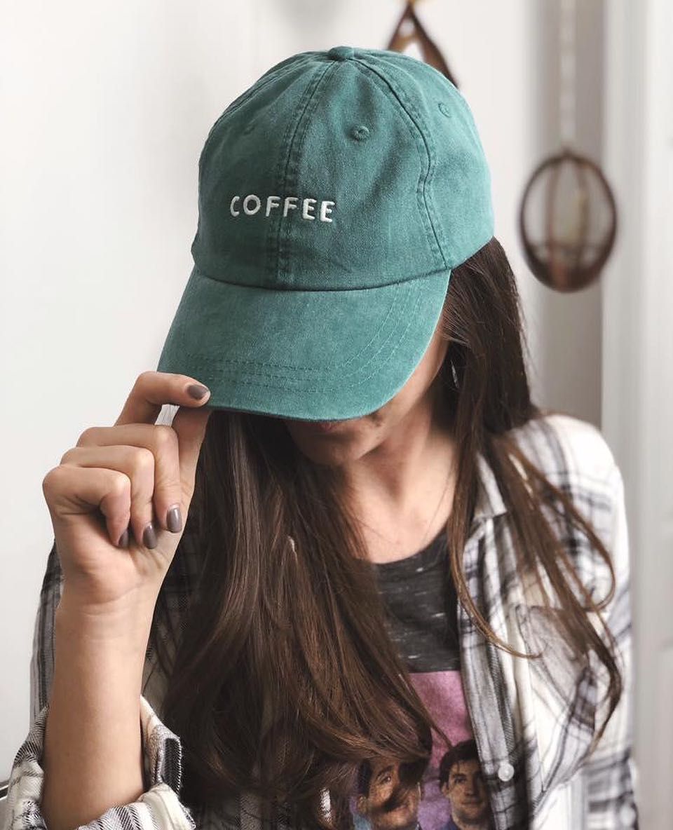 Have you had your coffee yet?. .. .. #theloocke #coffee #hat #cap #fridaysaturday #boutique. Stylish girls photo, Stylish girl image, Girly photography