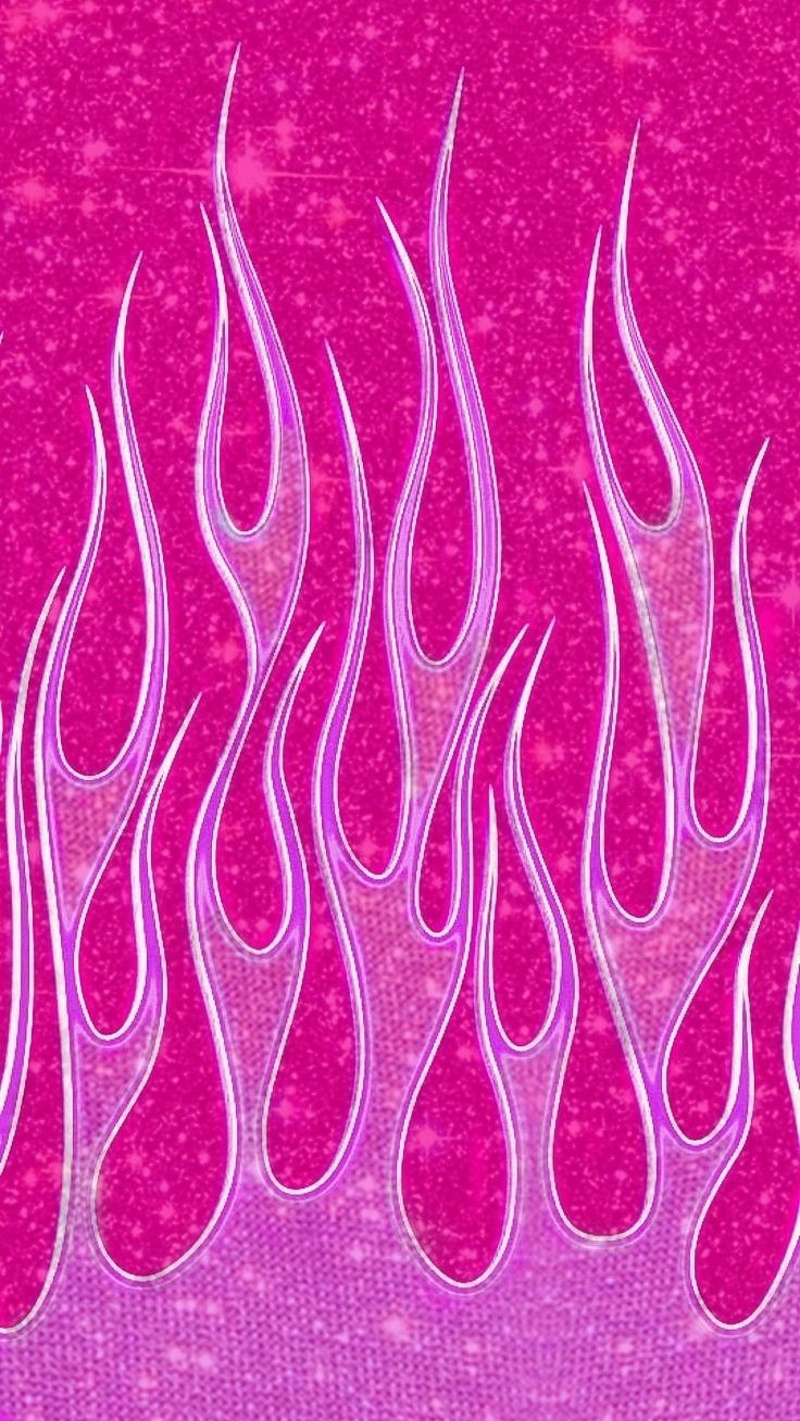Glitter Flame wallpaper. Edgy wallpaper, Pink wallpaper iphone, iPhone wallpaper vintage
