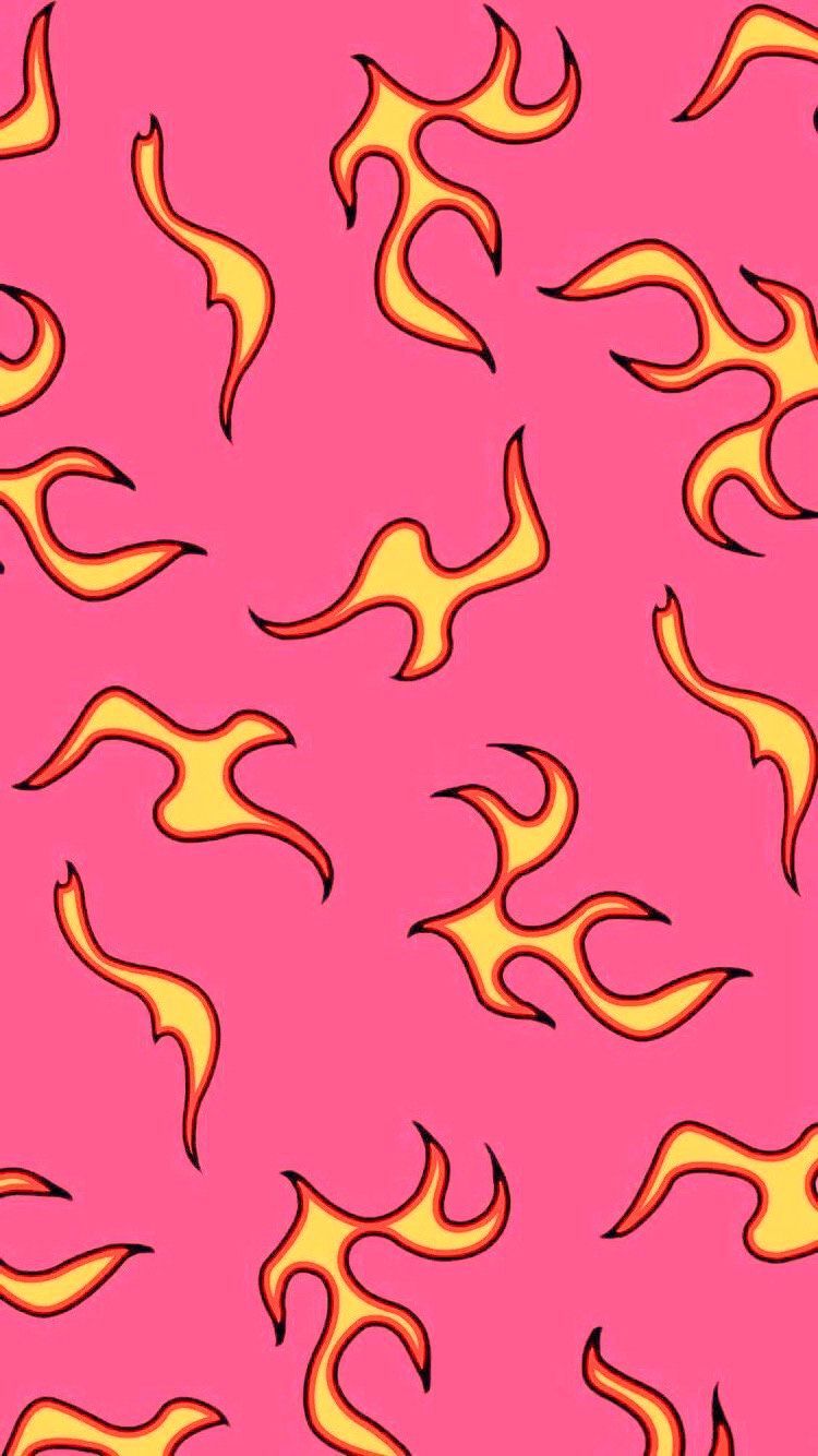 pink cherry bomb flames. Edgy wallpaper, iPhone wallpaper image, iPhone wallpaper tumblr aesthetic