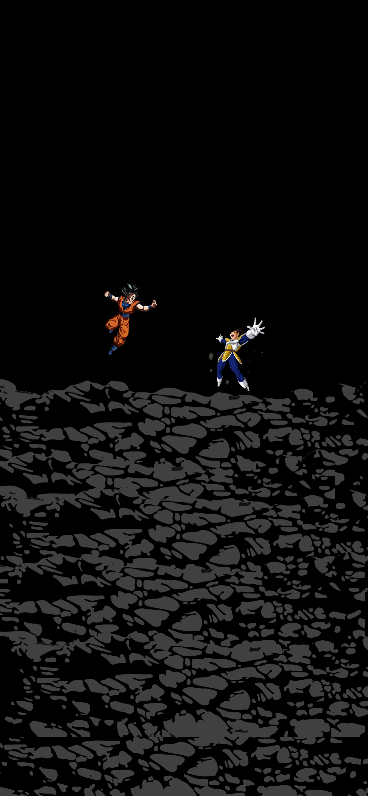 Amoled phone wallpaper vs. Vegeta