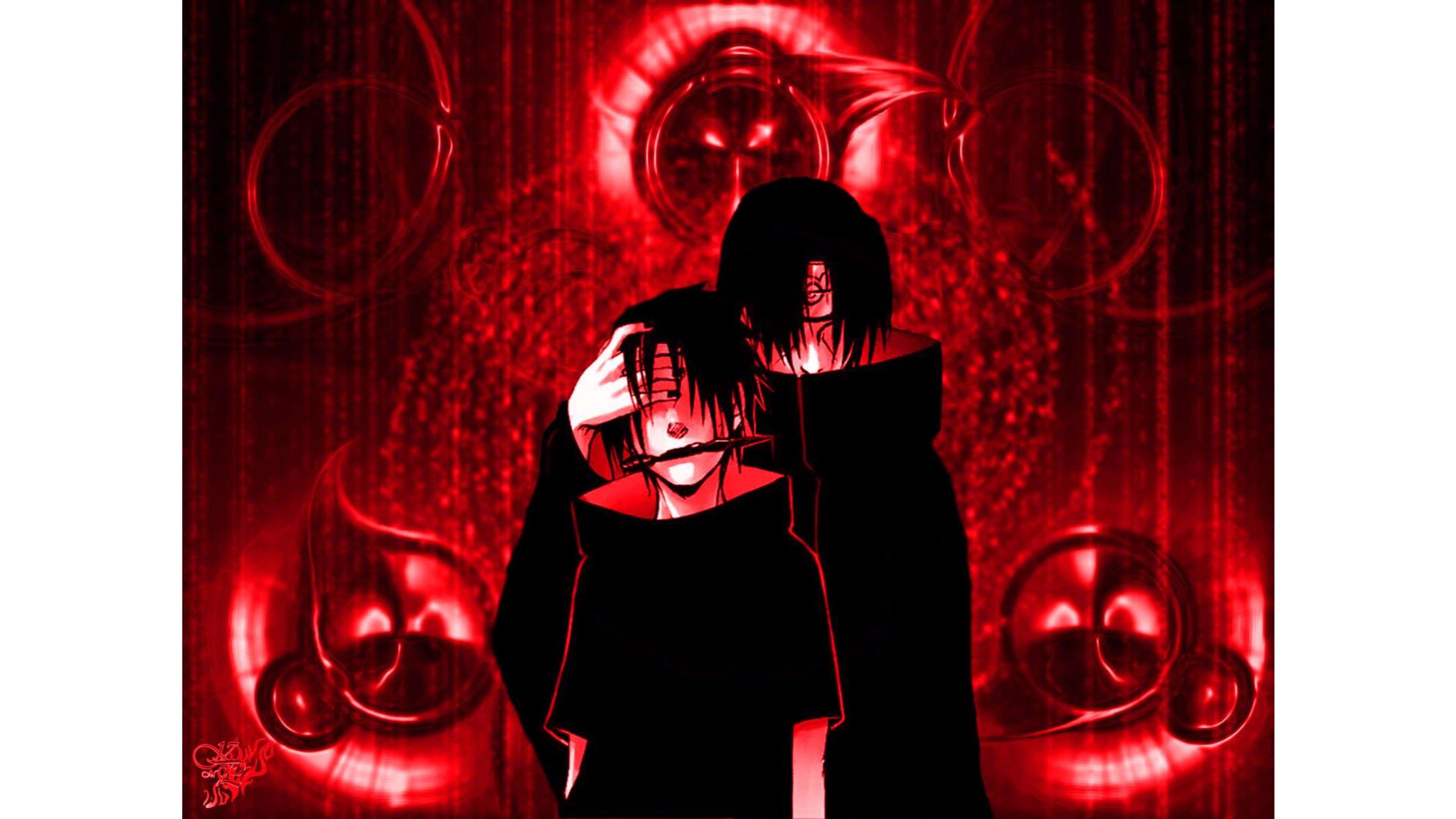 Red And Black Wallpaper Anime