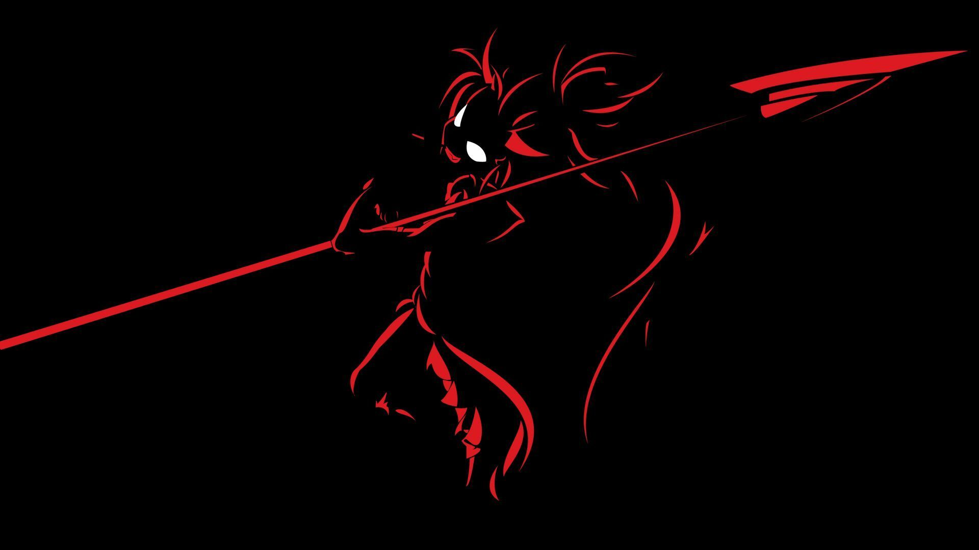 Black and red anime wallpaper [DOWNLOAD FREE]