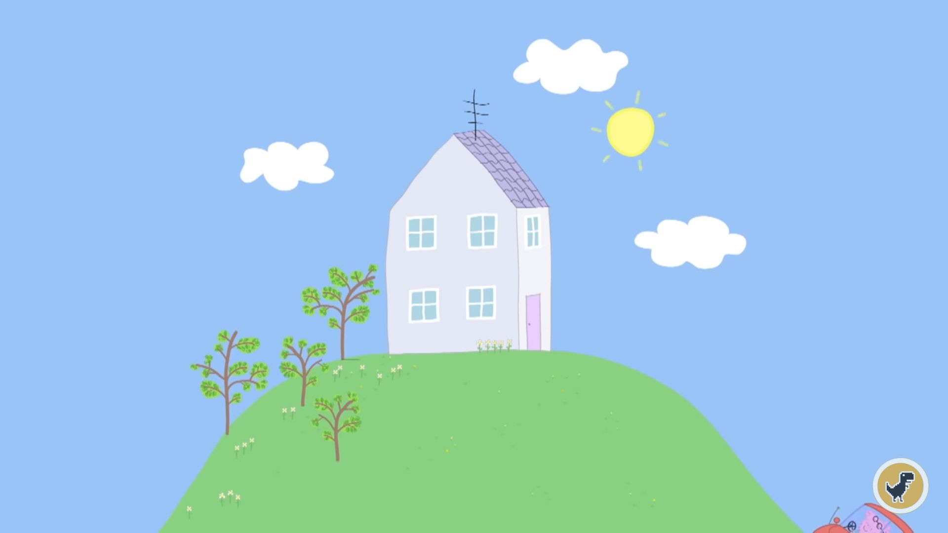 Peppa Pig House Wallpaper - iXpap