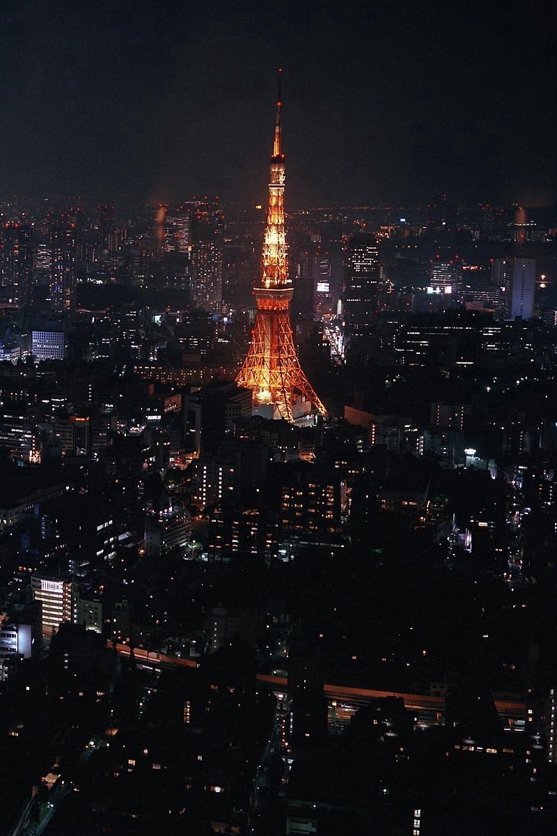 Download Wallpaper 800x1200 Tokyo, Japan, City, Night, Lights Iphone 4s 4 For Parallax HD Background