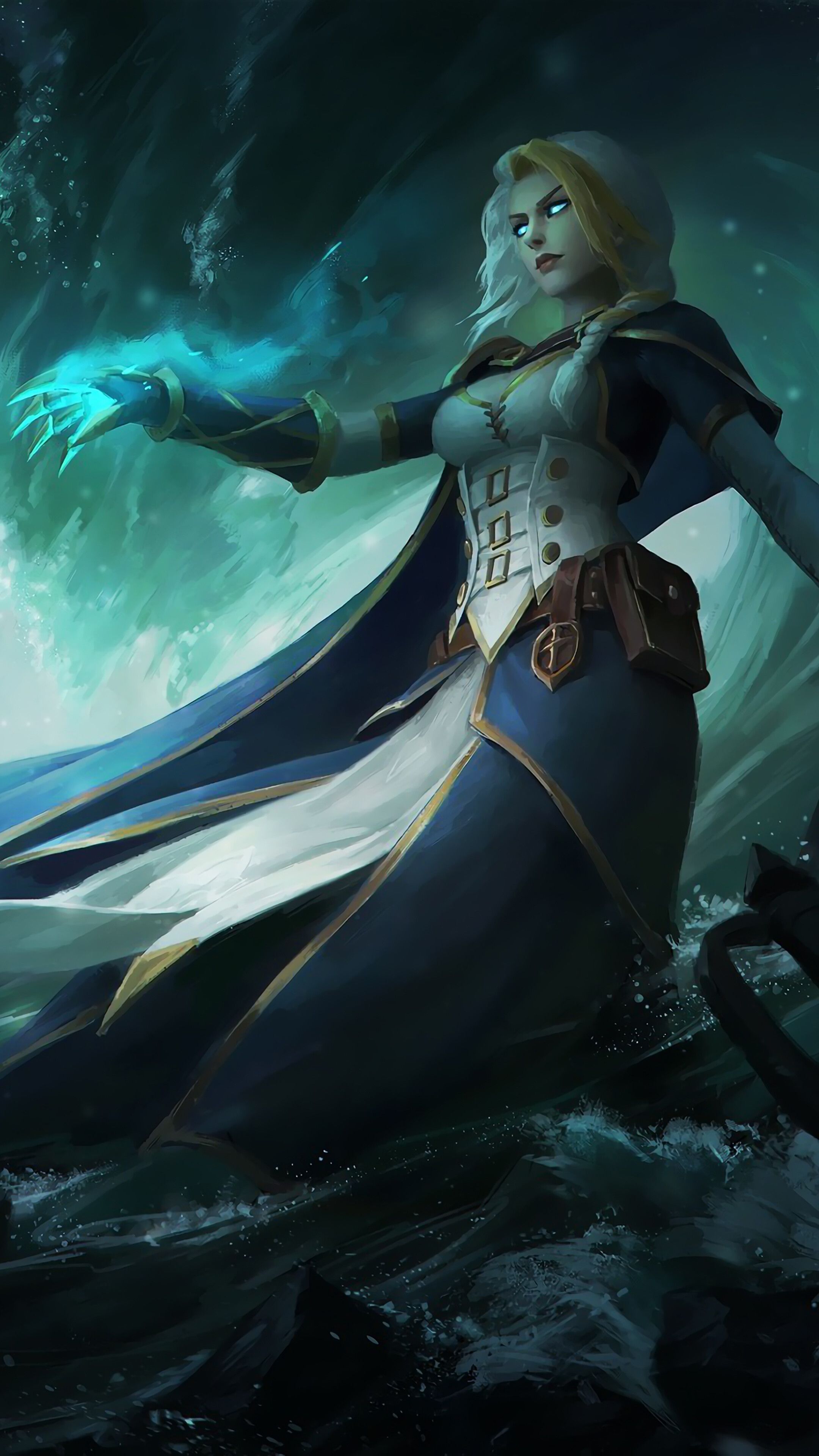 Jaina Proudmoore, WoW, Fantasy, Girl, 4K phone HD Wallpaper, Image, Background, Photo and Picture