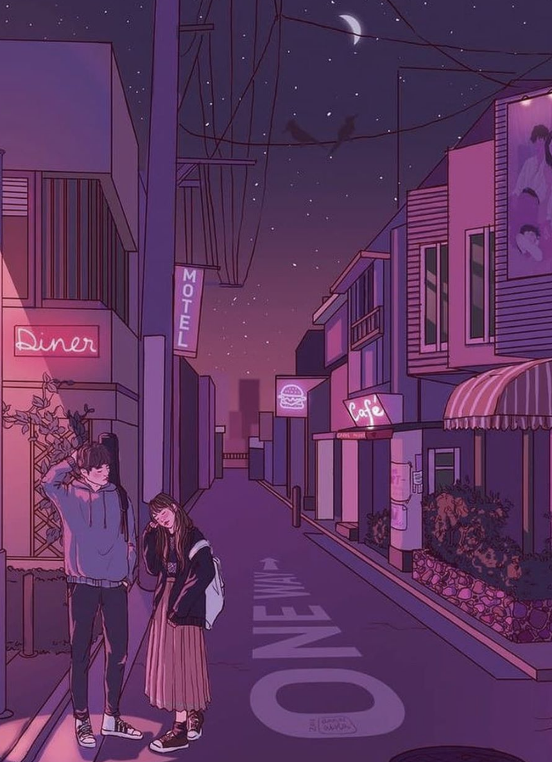 Anime Couple Aesthetic Wallpapers - Wallpaper Cave