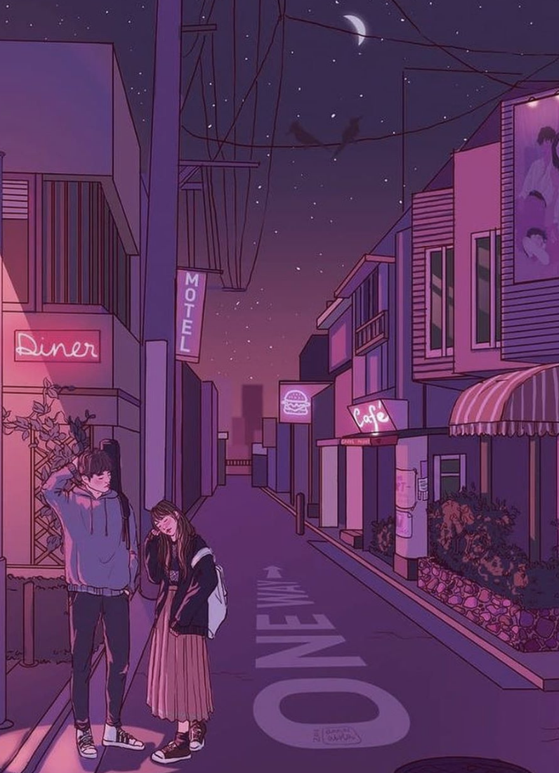 Anime Couple Aesthetic Wallpapers Wallpaper Cave 1289