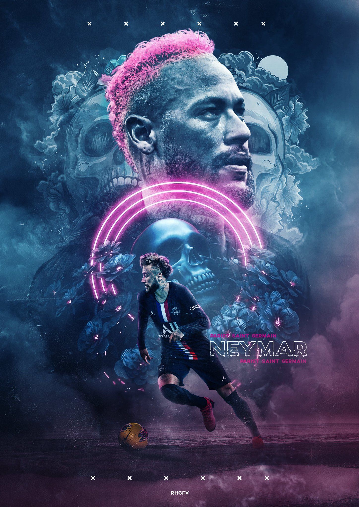 RHGFX -. Aesthetic Style Wallpaper. #psg #neymar #Neymar