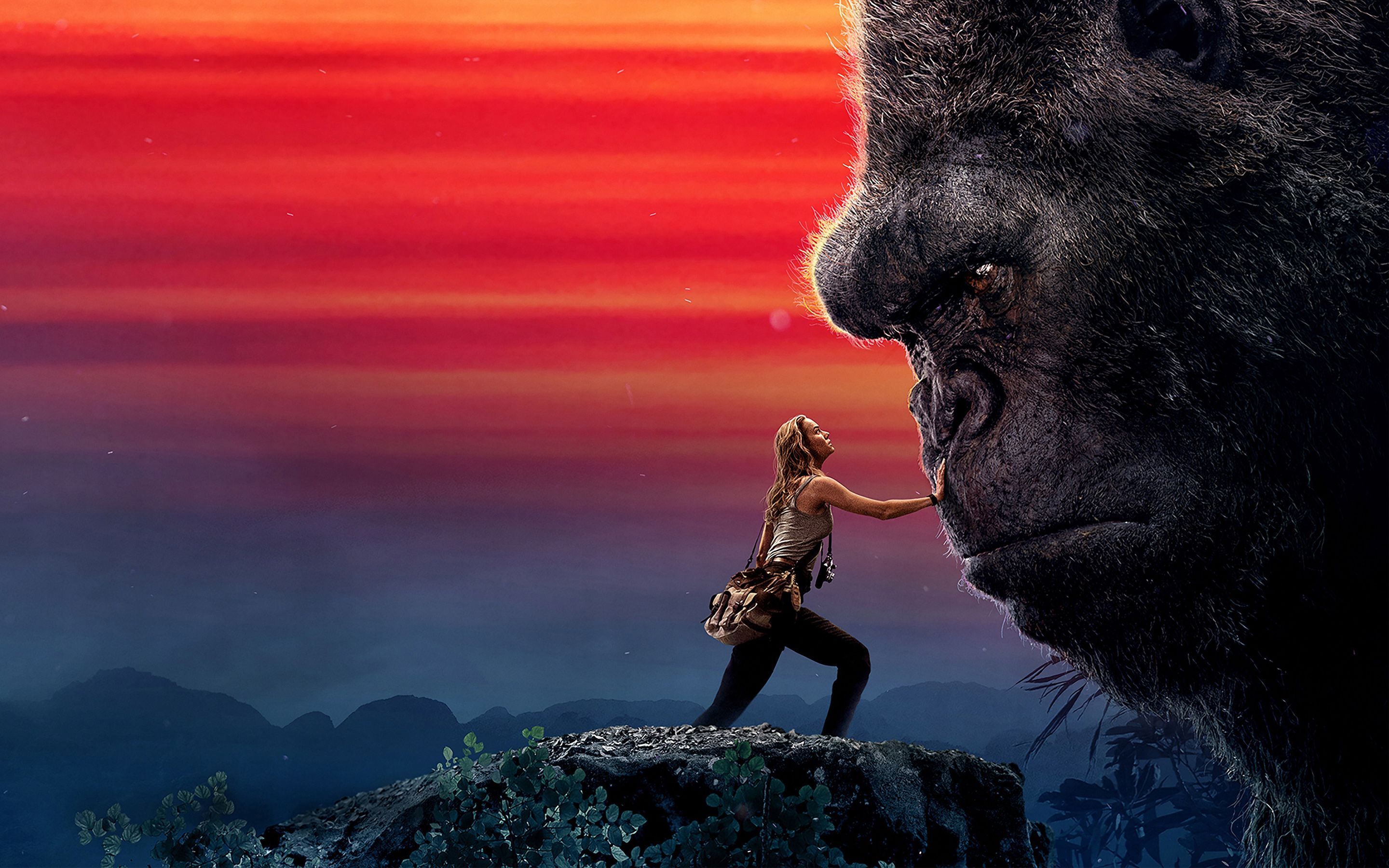 Brie Larson Kong Skull Island 4K. Skull island, Island wallpaper, King kong skull island
