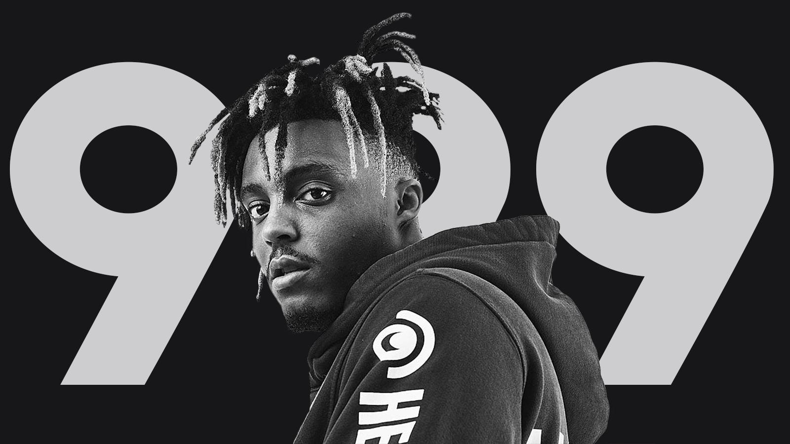 juice wrld 999 behind him... couldn't find a wallpapers so i created i...