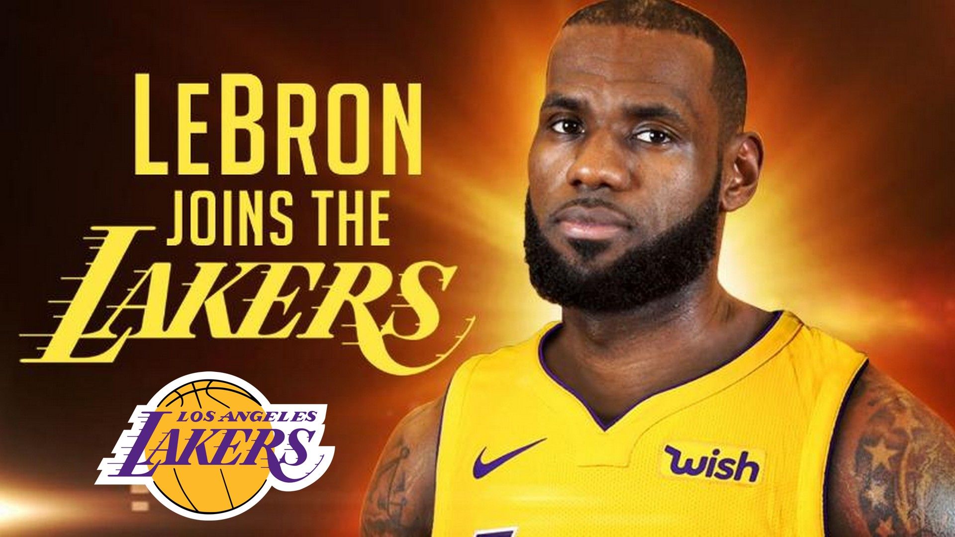 LeBron James Lakers Jersey HD Wallpaper Basketball Wallpaper