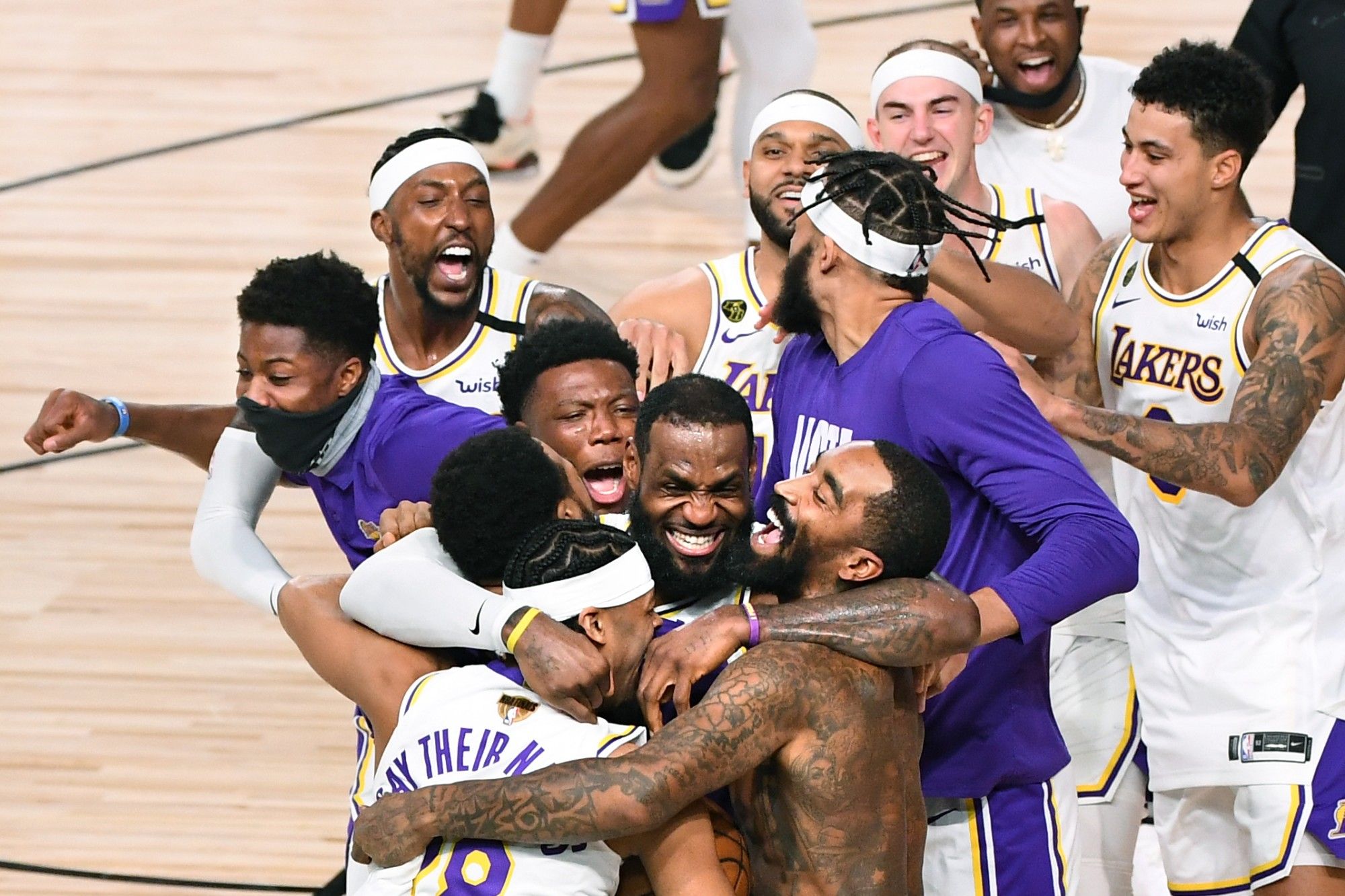 Photos from Lakers' NBA championship .latimes.com