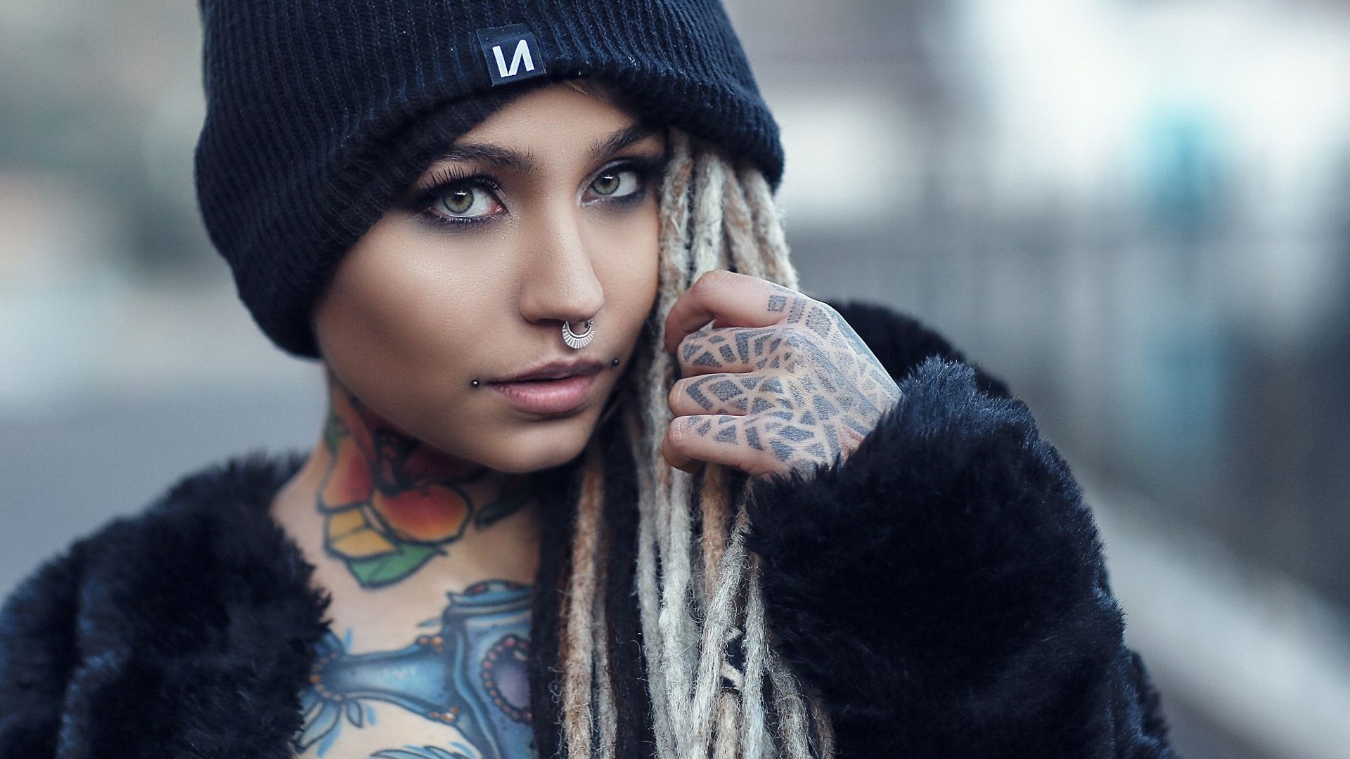 Free download Tattoo Girl Model Nose .wallpaperafari.com