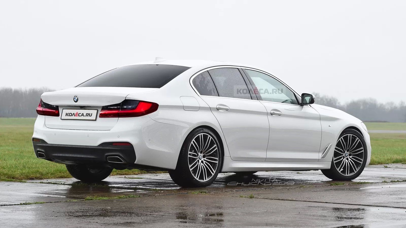 BMW 5 Series Facelift Rendering .autoevolution.com