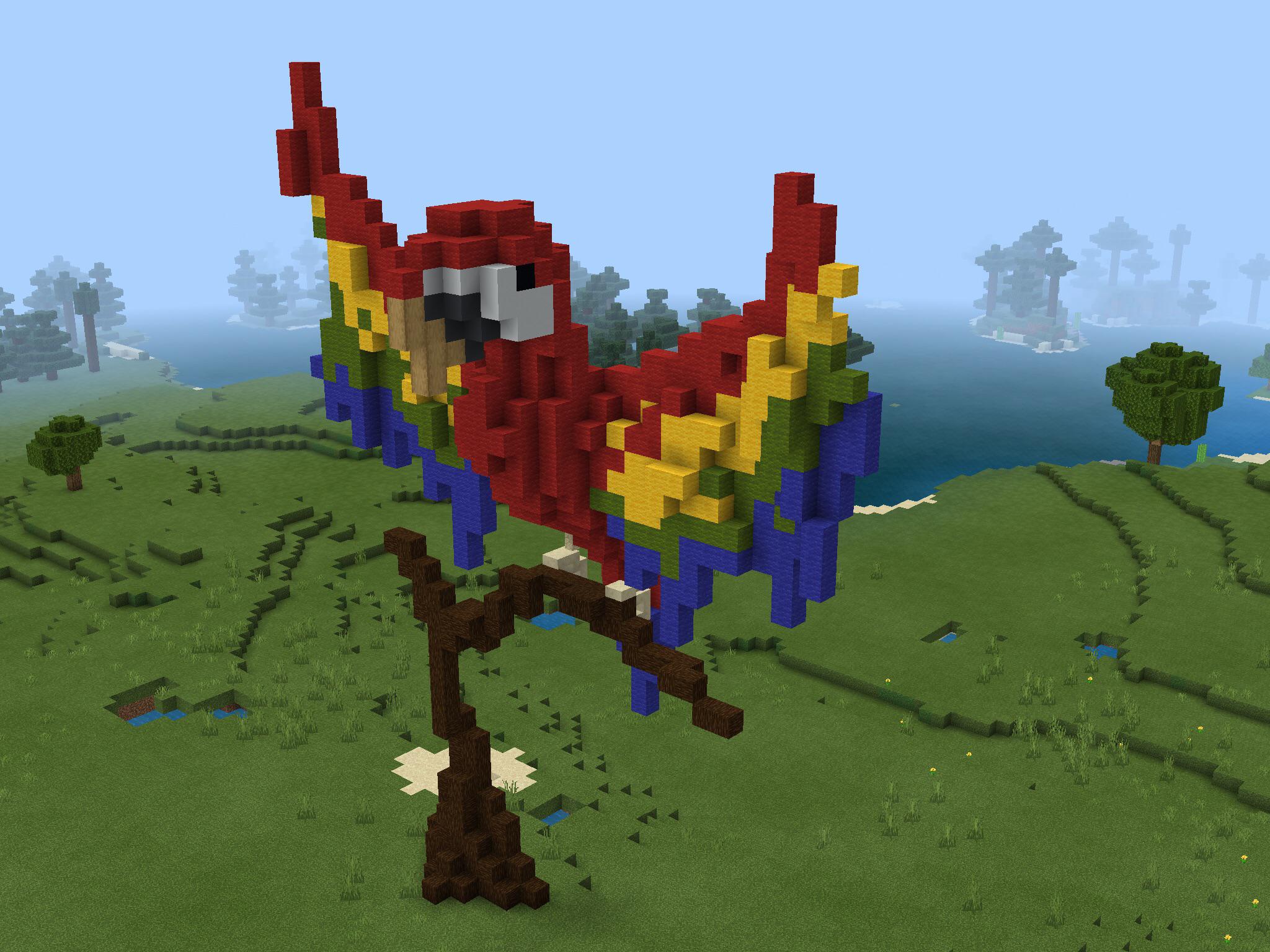 minecraft parrot plush amazon